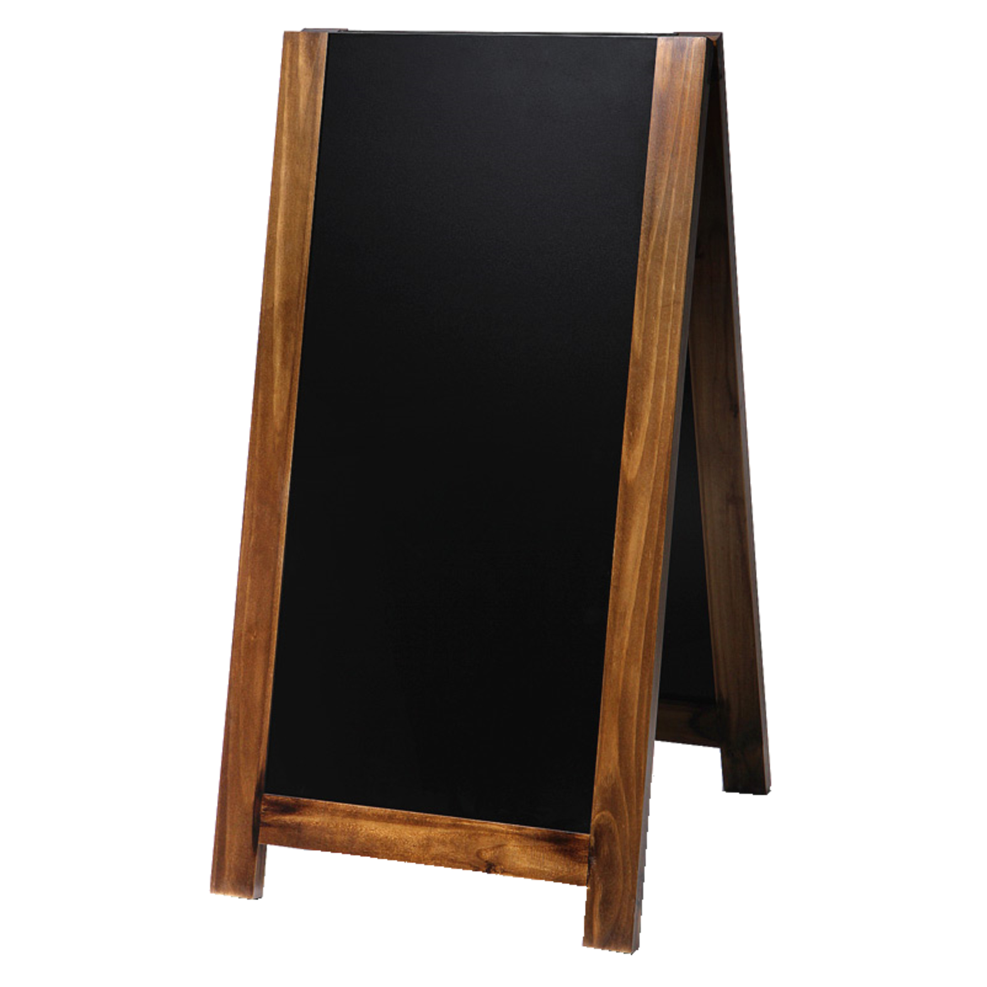 Showdown® Displays Kundenstopper Natura Antik 59 x 107 x 103,2 cm ( B x H x T) Holz, mattlackschutz braun