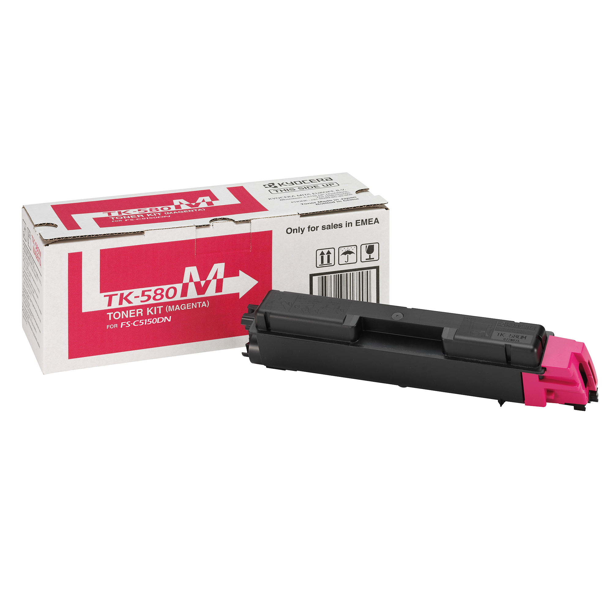 KYOCERA Toner Originalzubehör TK-580M ca. 2.800 Seiten magenta