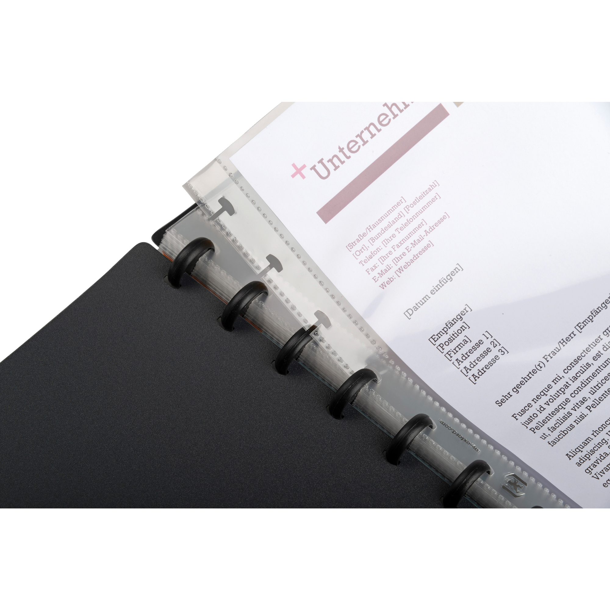 Oxford Sichtbuch manageMe! DIN A4 Polypropylen dunkelblau 25 Hüllen