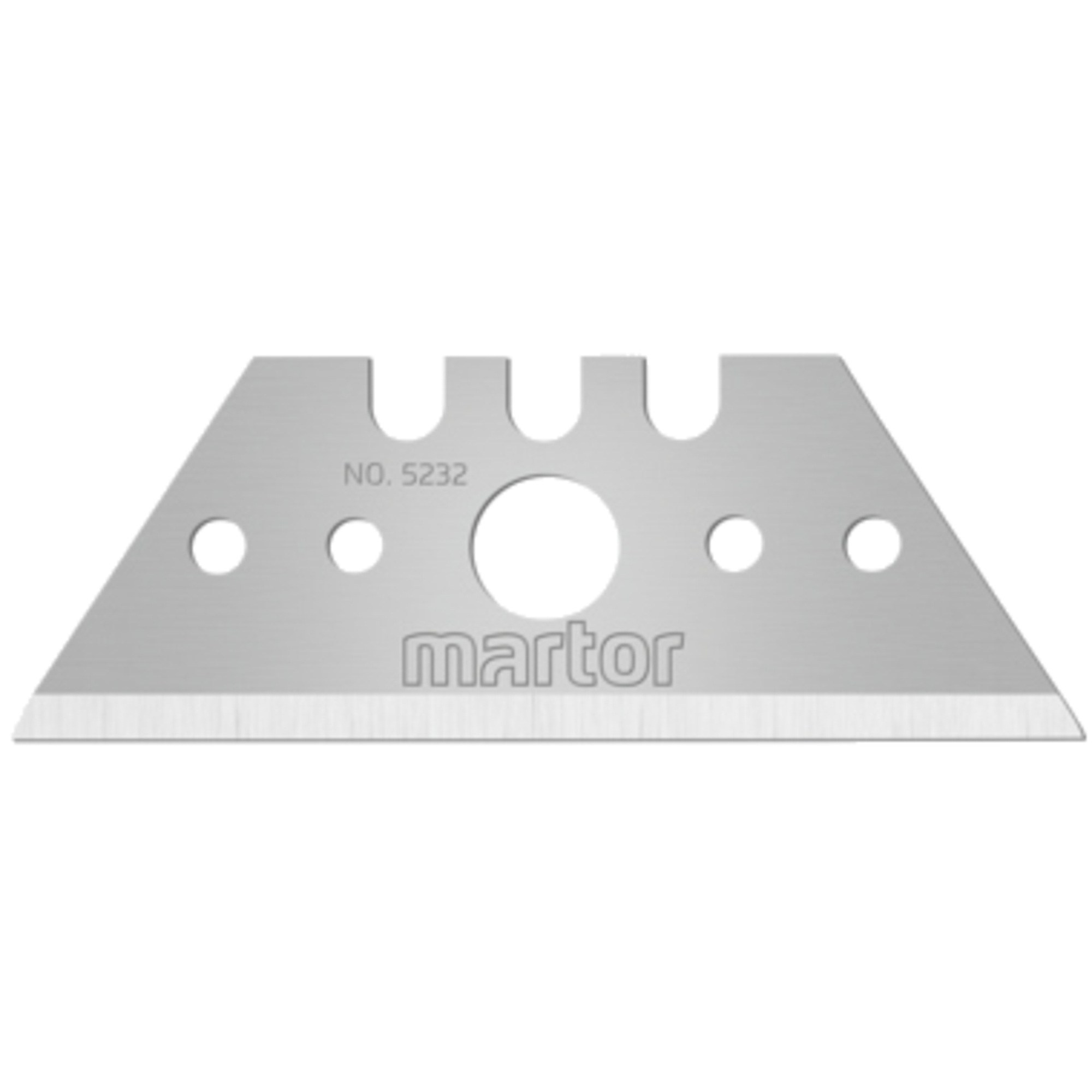 MARTOR Ersatzklinge Sicherheitsmesser Nr. 5232 MARTOR Sicherheitsmesser SECUNORM 300, SECUNORM 500, SECUNORM PROFI, SECUNORM MIZAR, SECUNORM MULTISAFE, ARGENTAX MULTIPOS Stahl nicht rostfrei 10 St./Pack.
