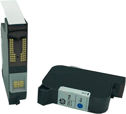 Francotyp Postalia Farbkartuschenpaar 580033313700 für UltiMail Frankiermaschine, Blau
