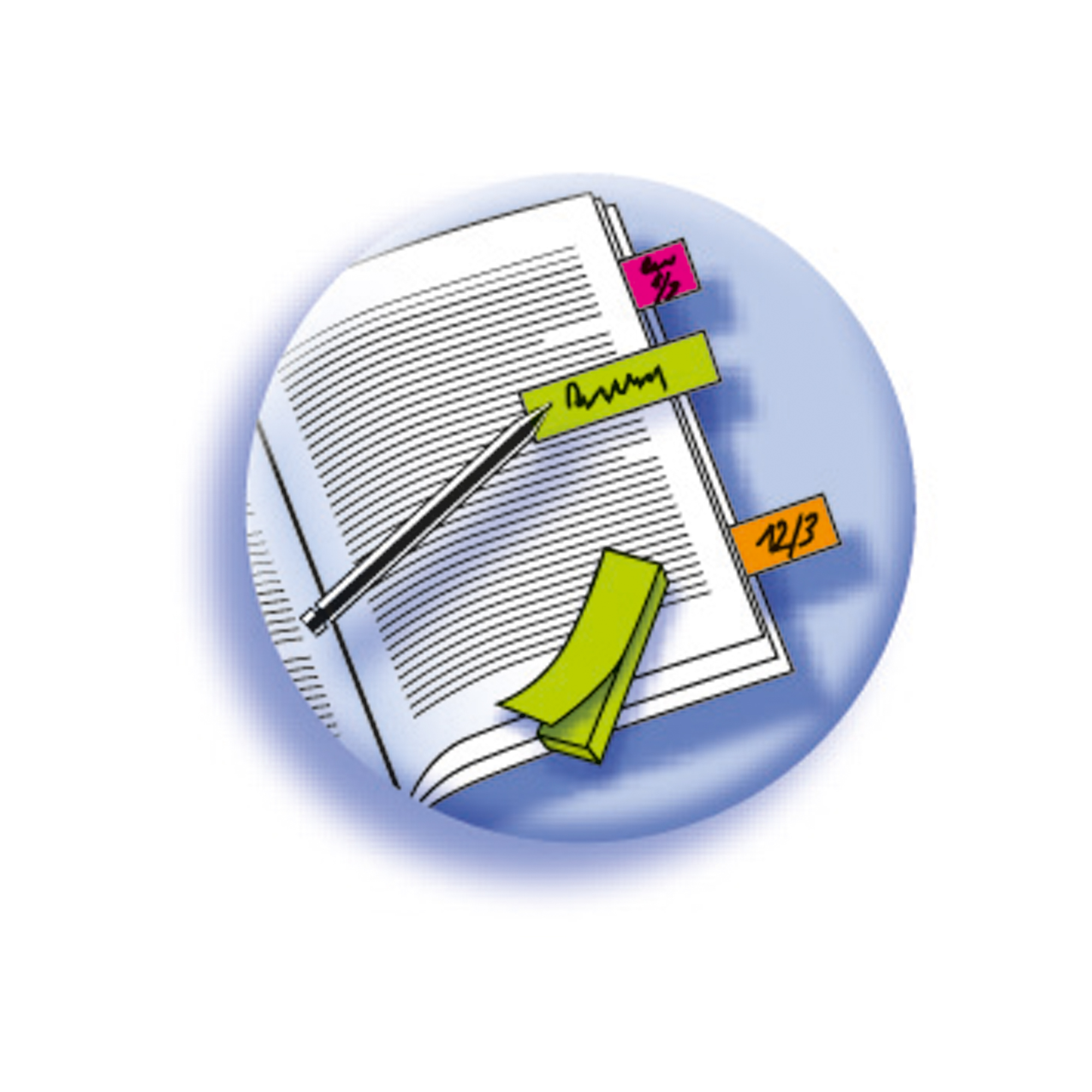 Post-it® Haftmarker Page Marker 50 x 15 mm (B x H) flieder, powerpink, neongelb, neongrün, vitalorange 100 Bl./Block 5 Block/Pack.