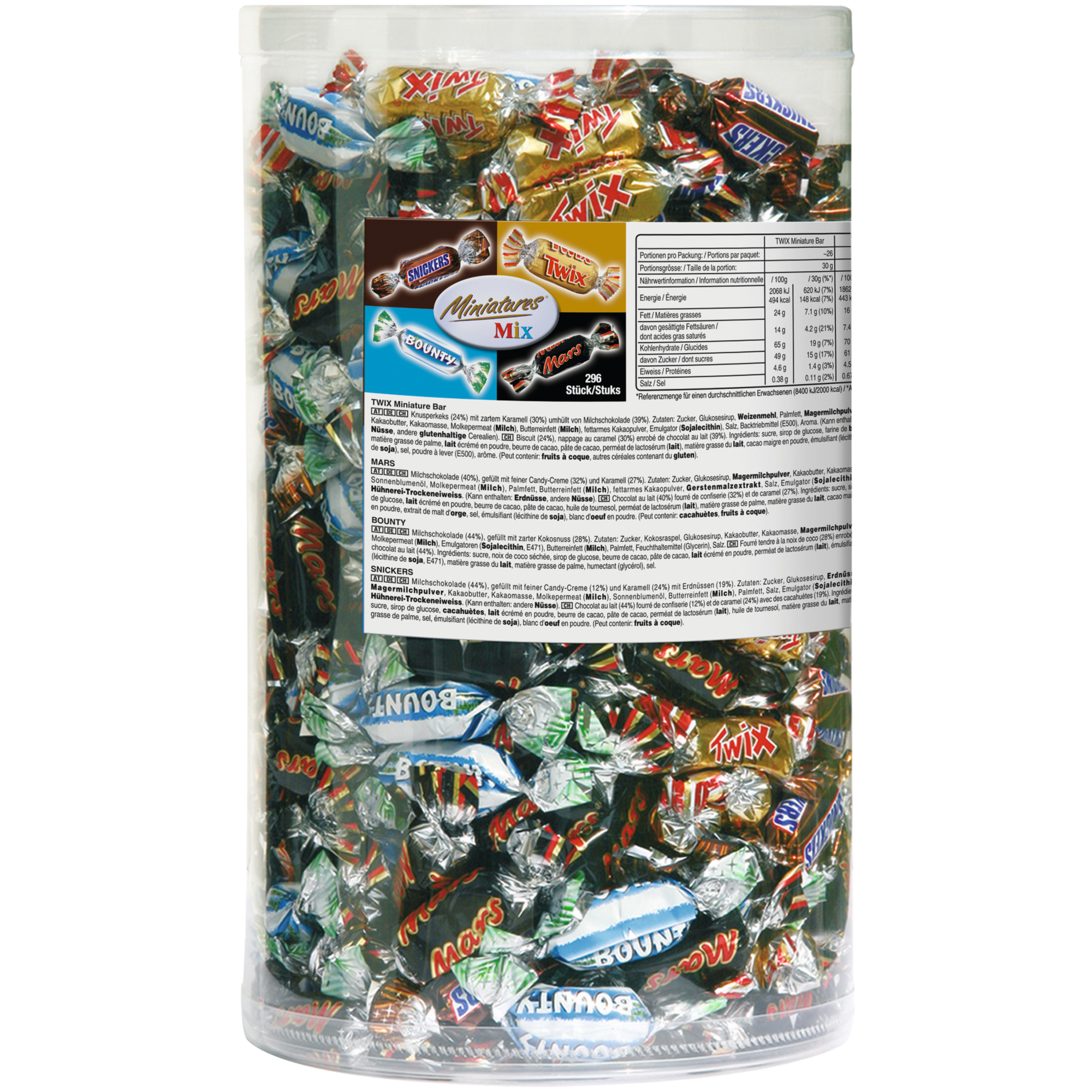 MARS® Schokolade Miniatures Mix 3.000 g/Pack.