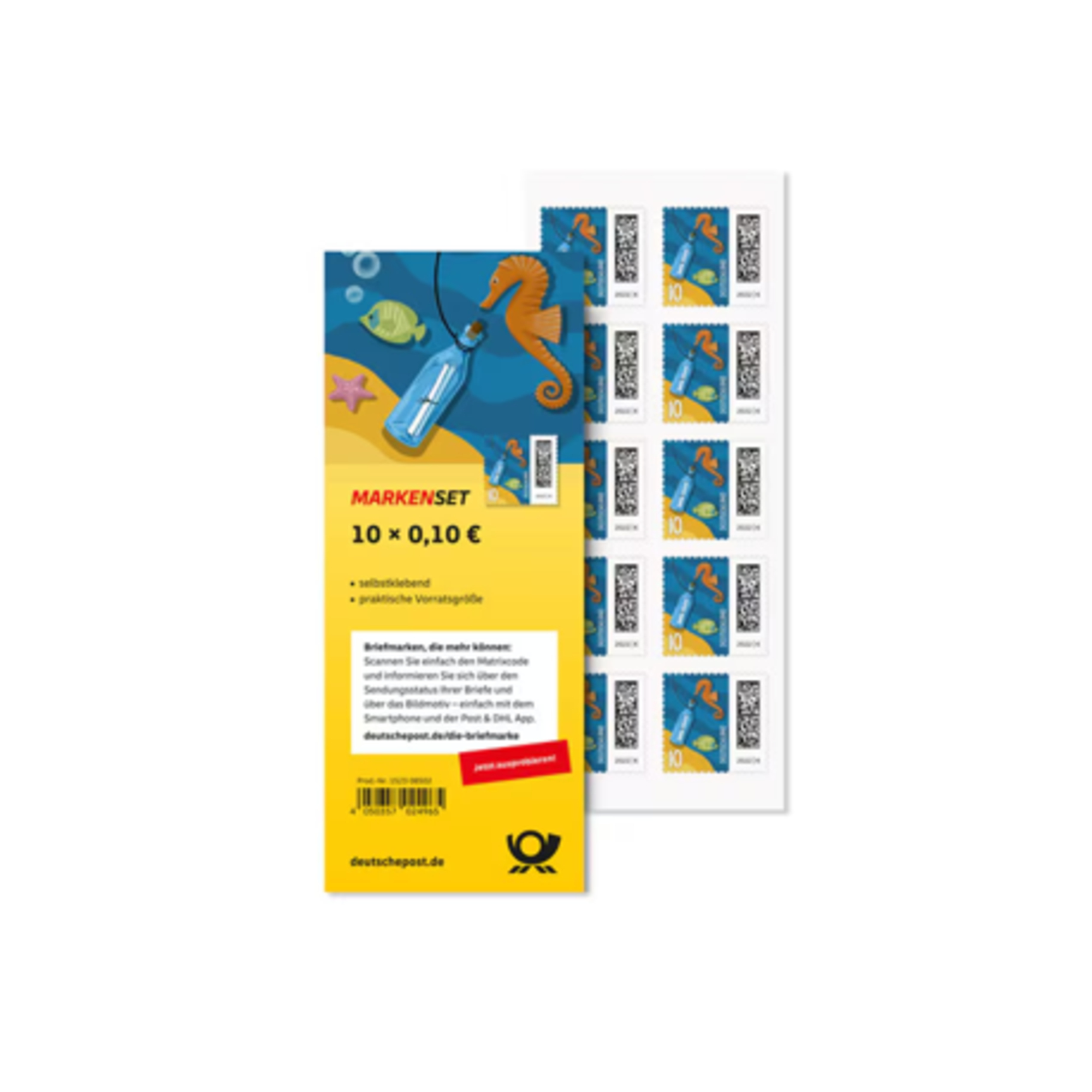 Ergänzungsmarke 0,10 Euro selbstklebend freie Motivauswahl nicht möglich 10 St./Pack.