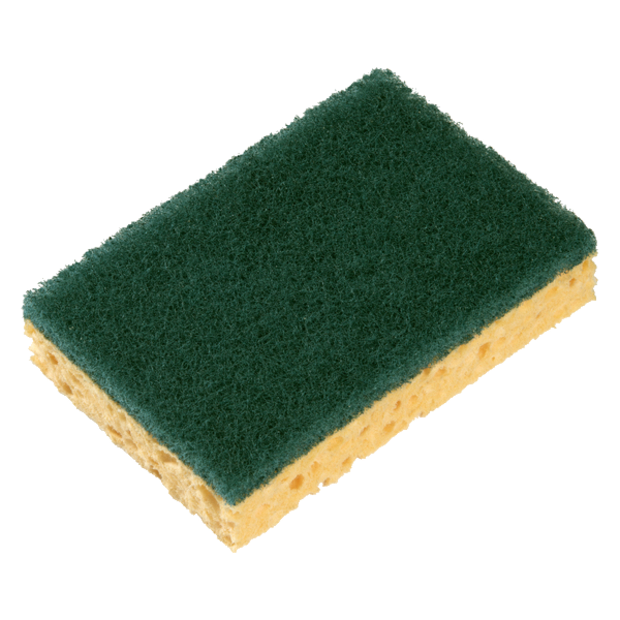 Spontex Reinigungsschwamm Sponrex 74 13 x 8,4 x 2,8 cm (B x H x T) Zellulose grün/beige 10 St./Pack.
