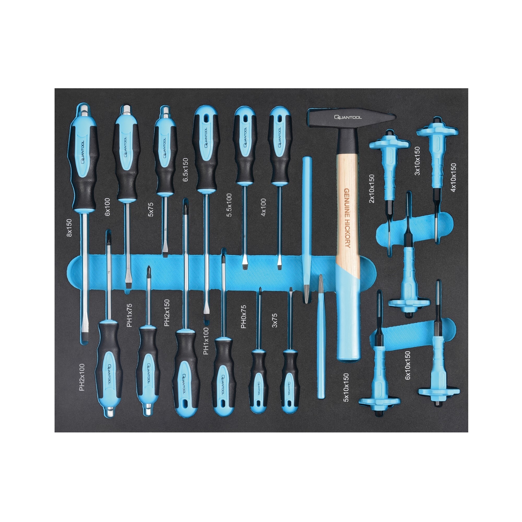 BRÜDER MANNESMANN Werkstattwagen gefüllt 72 x 96 x 52 cm (B x H x T) 217 Teile 7 Schubladen