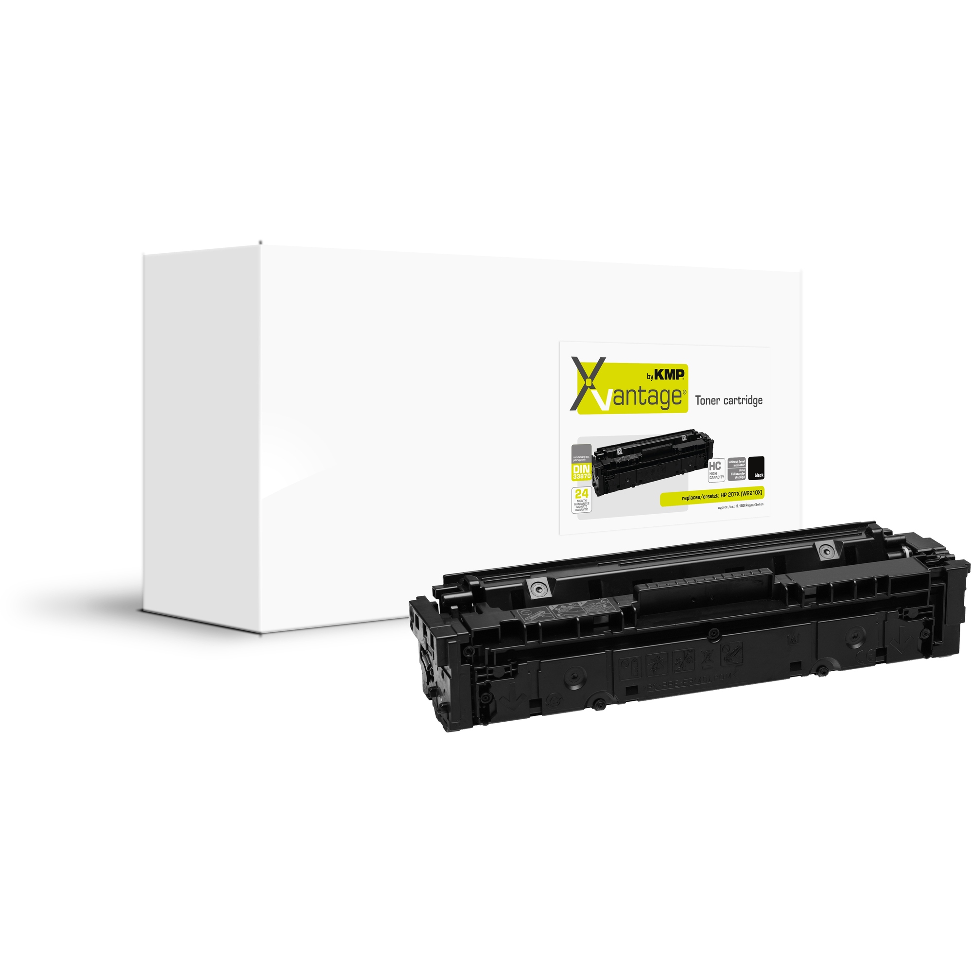 KMP Toner kein Originalzubehör Kompatibel mit: HP 207X ca. 3.150 Seiten schwarz