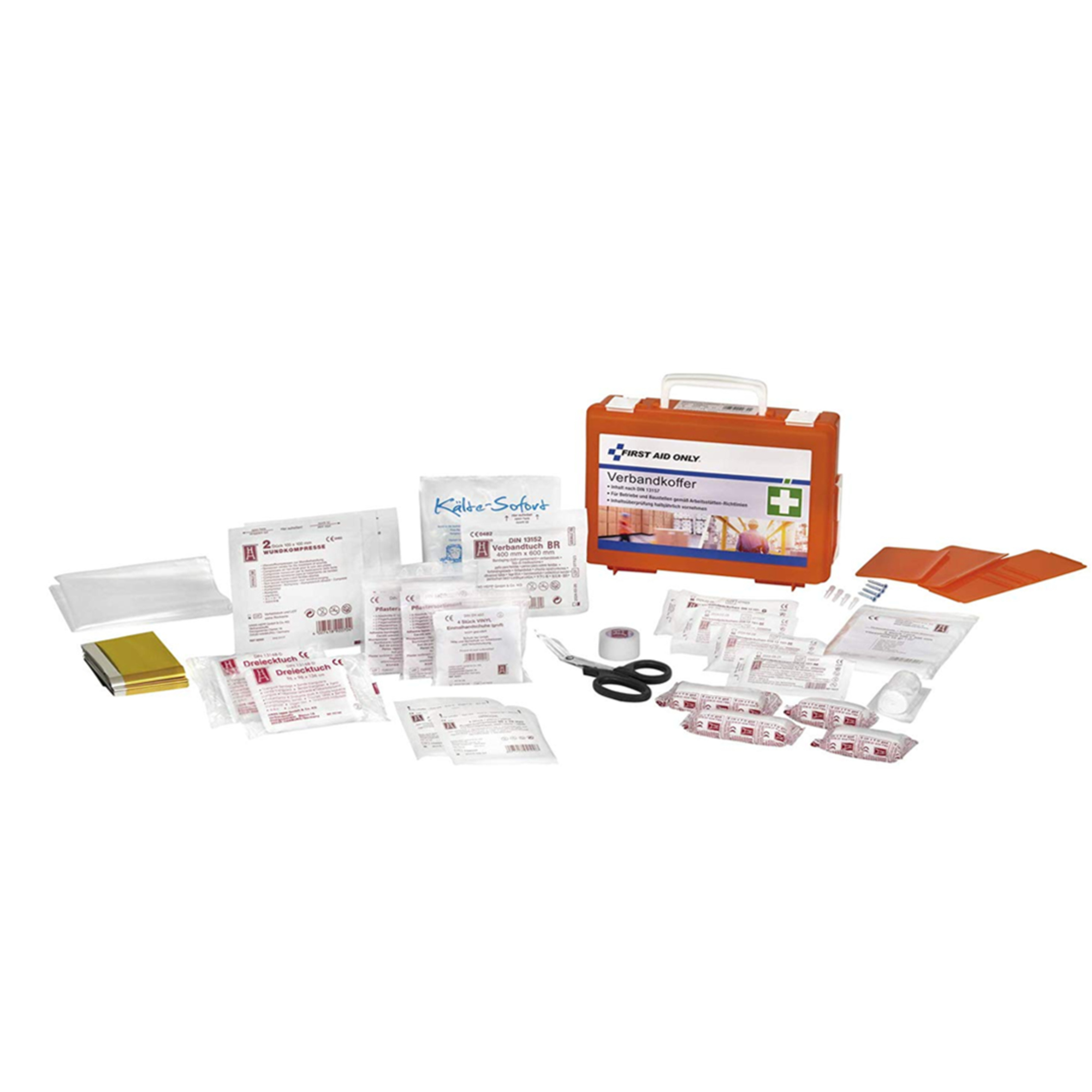 FIRST AID ONLY Erste Hilfe Koffer 26,7 x 21,1 x 9 cm (B x H x T) DIN 13157 orange