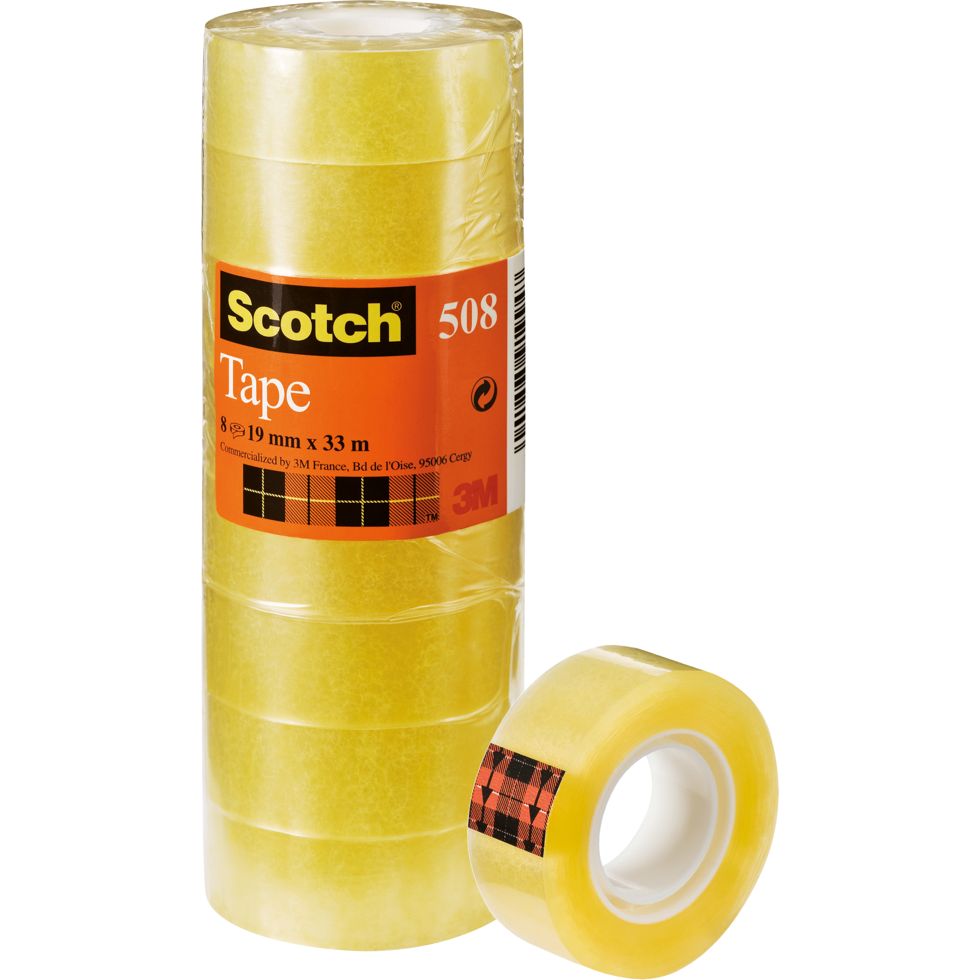 Scotch® Klebefilm 508 19 mm x 33 m (B x L) einseitig klebend Polypropylen transparent 8 St./Pack.