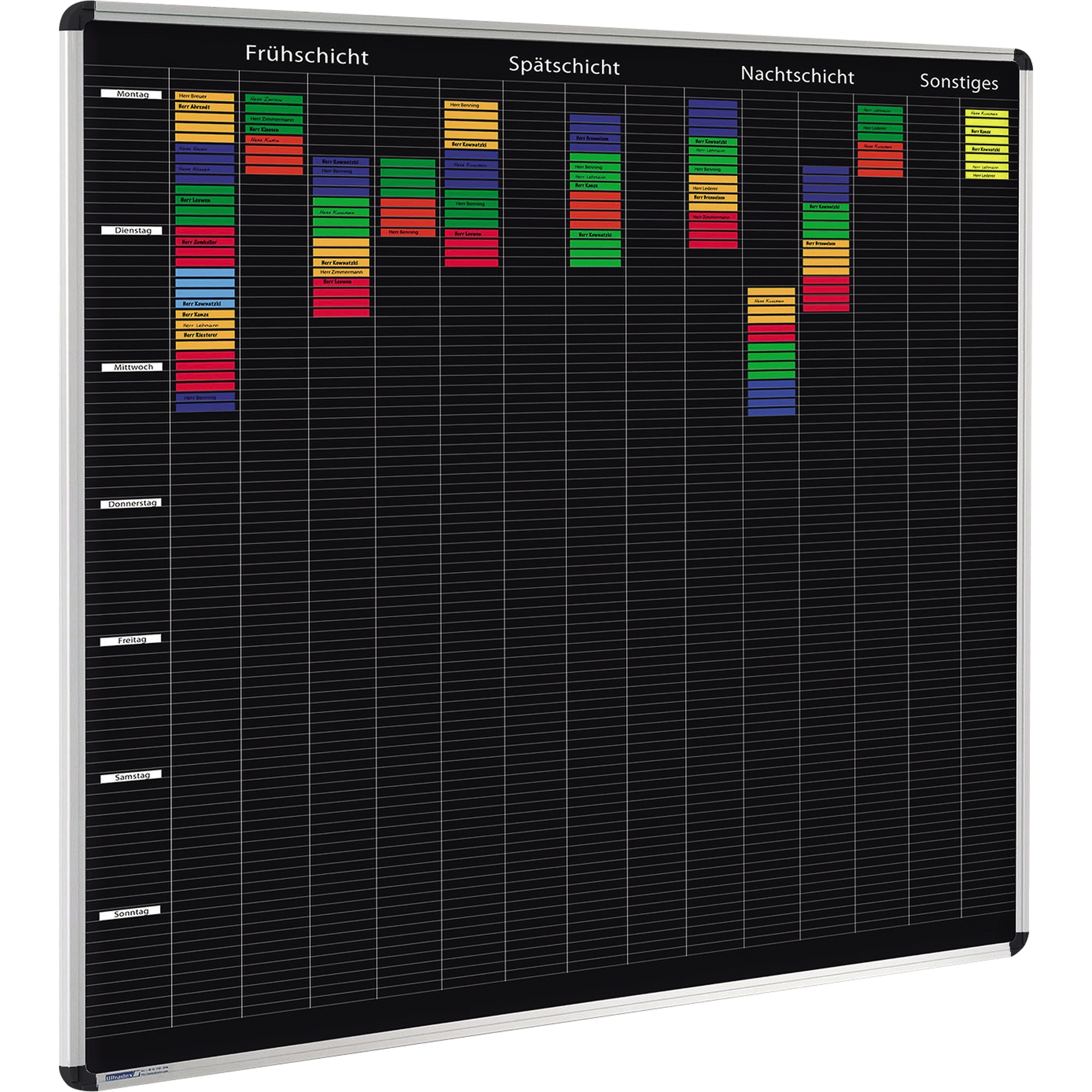 Ultradex Einsteckkarte Planrecord 5 x 3,2 cm (B x H) 190g/m² gelb 90 St./Pack.
