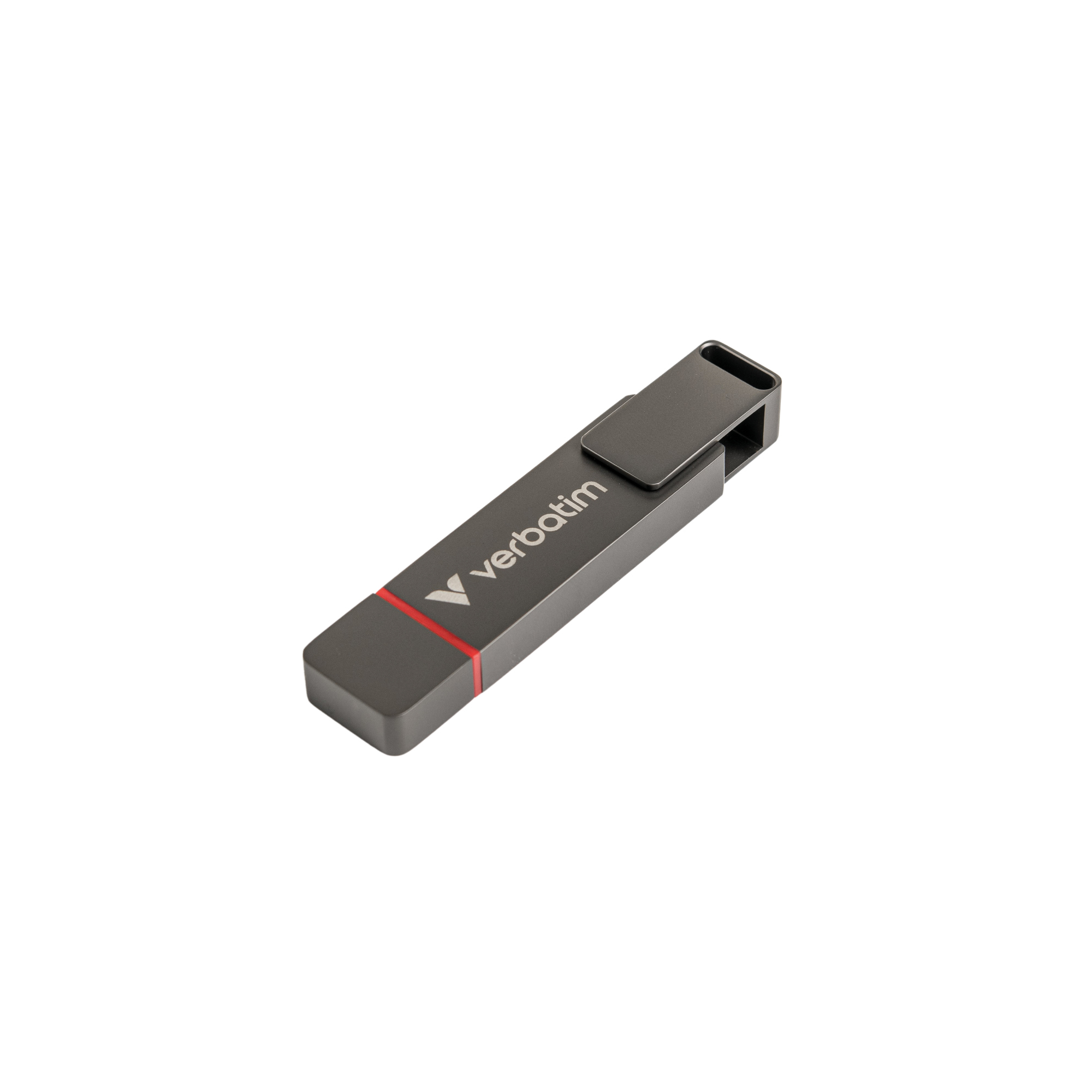 Verbatim USB-Stick Dual QuickStick USB 3.2 Gen 1 128Gbyte grau