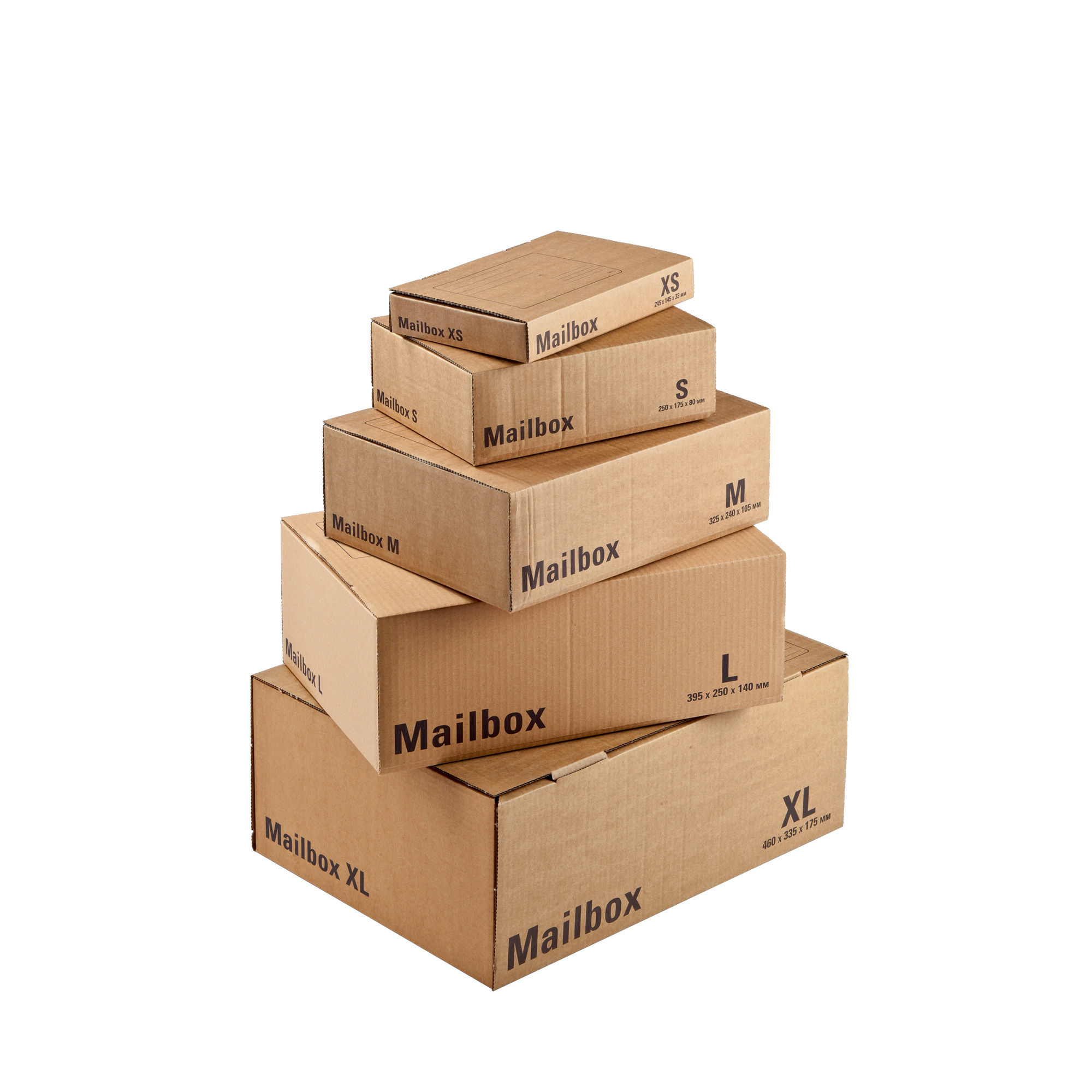 ColomPac® Versandkarton Mailbox M Innenmaße: 32,5 x 10,5 x 24 cm (B x H x T) Außenmaße: 33 x 11 x 25,3 cm (B x H x T) Wellpappe 1-wellig braun