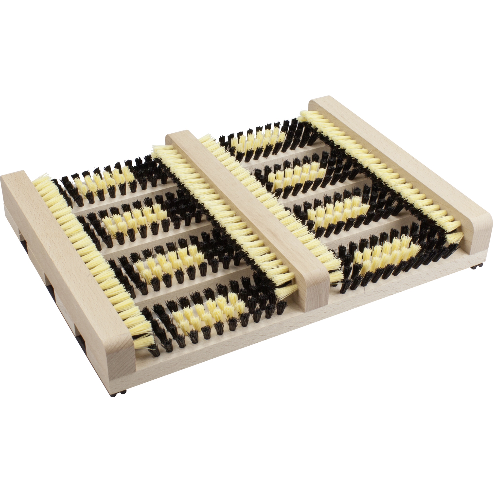 BÜMAG Schuhabstreifer 36 x 27 cm (B x H) Holz schwarz/gelb