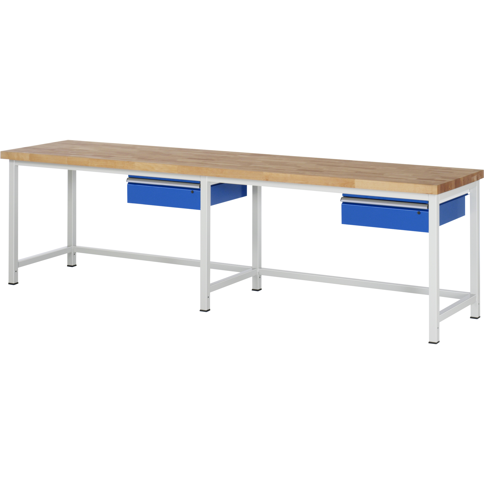 RAU Werkbank 8000 3.000 x 840-1.040 x 700 mm (B x H x T) enzianblau