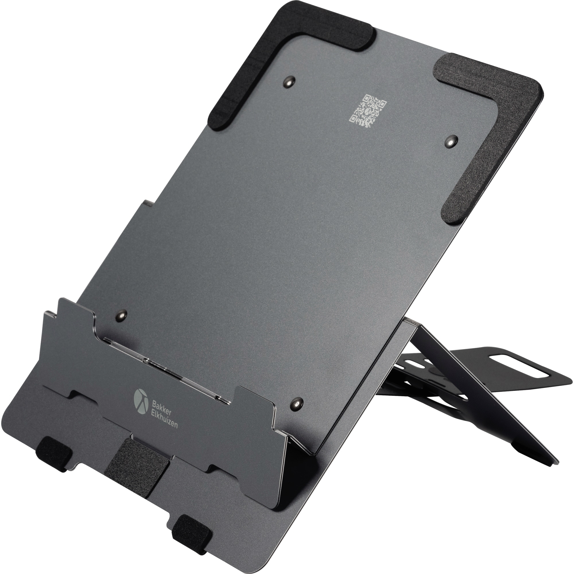 BakkerElkhuizen Notebookständer FlexTop 170 höhenverstellbar inkl. Schutzhülle Aluminium dunkelgrau matt