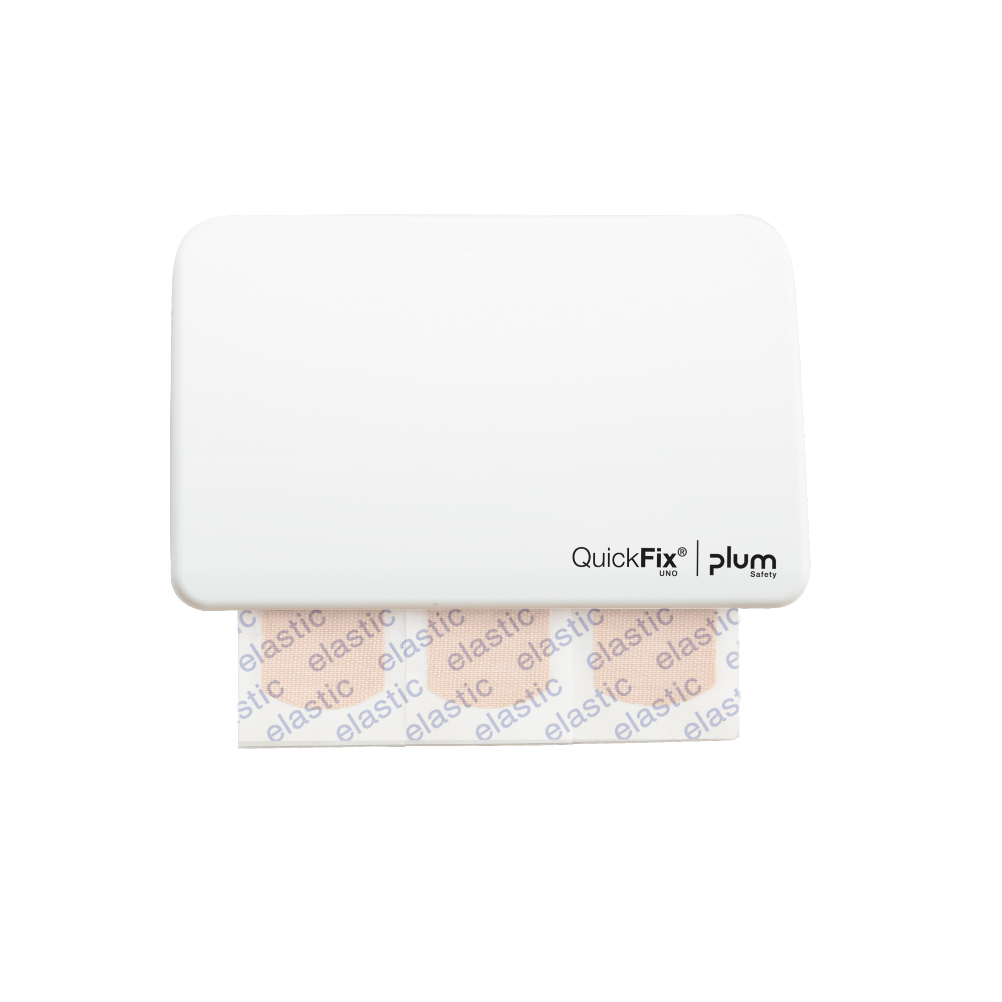 QuickFix Pflasterspender UNO 13 x 8,5 x 3,5 cm (B x H x T) gefüllt Kunststoff weiß