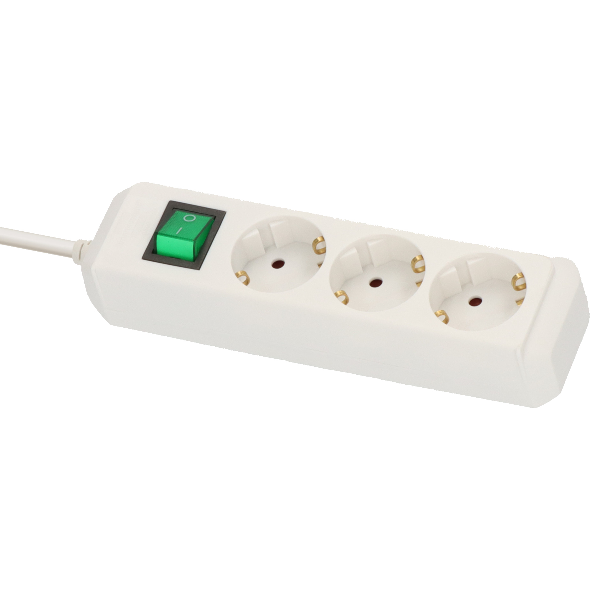 brennenstuhl® Steckdosenleiste Eco-Line 3 Steckdosen weiß
