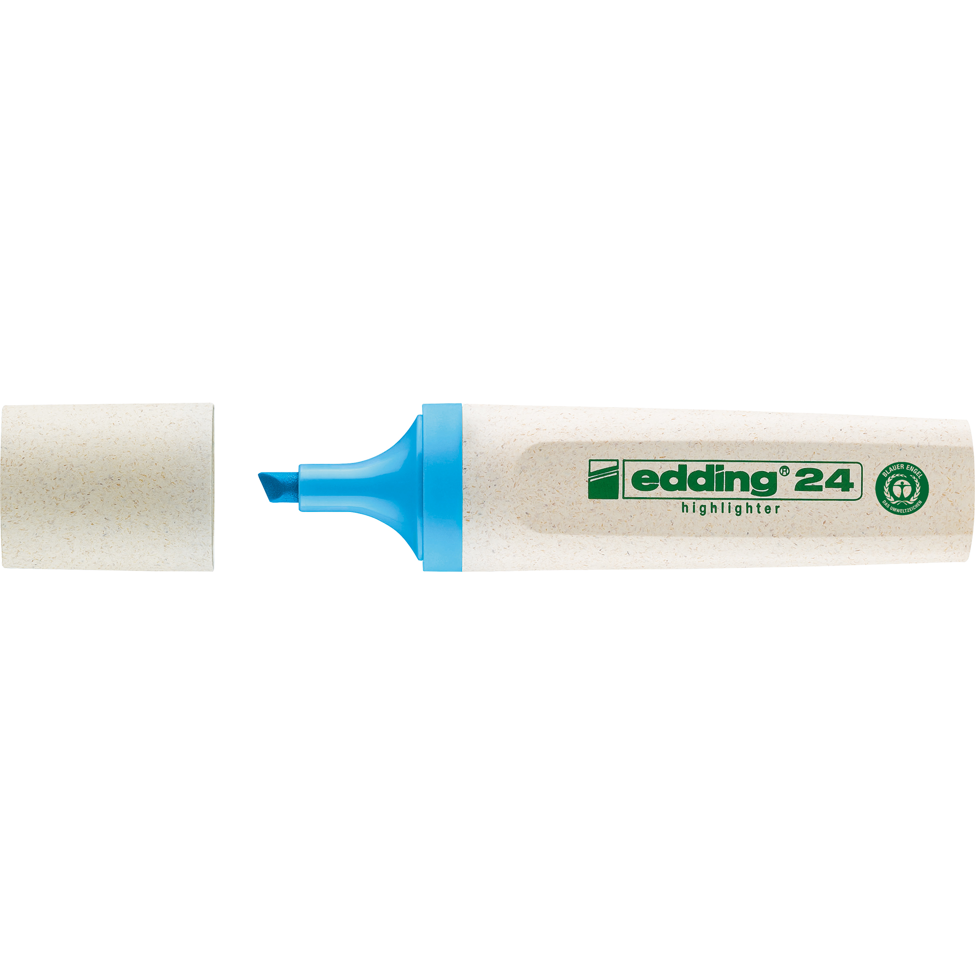 edding Textmarker Highlighter 24 EcoLine 2-5mm hellblau Keilspitze