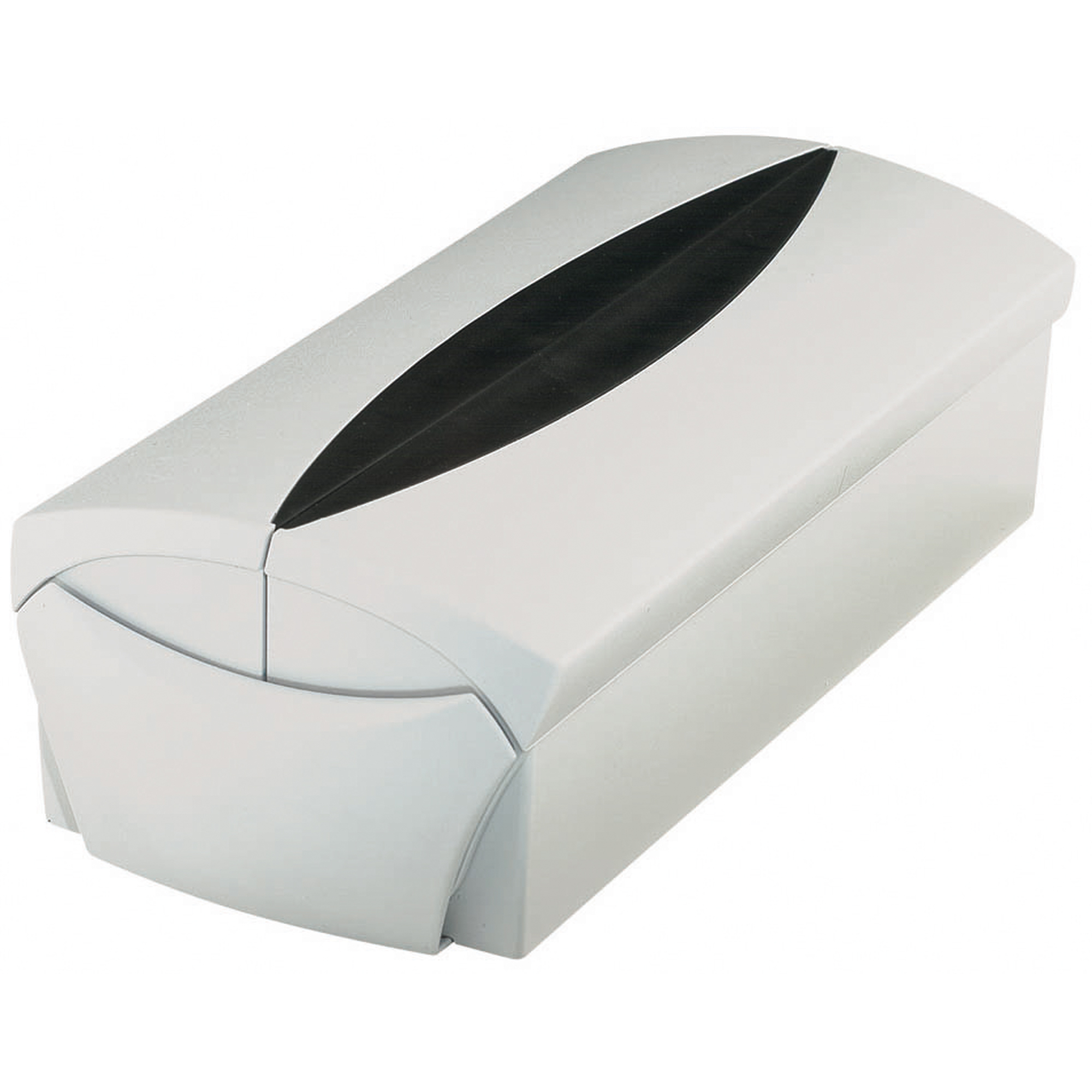 HAN Visitenkartenbox VIP 12 x 8 x 24,5 cm (B x H x T) 100 x 57 mm (B x H) Polystyrol lichtgrau/schwarz