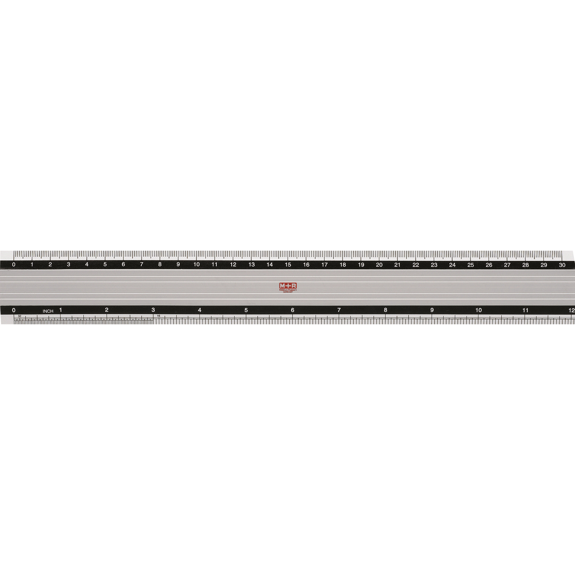M+R Lineal 30cm Aluminium aluminium