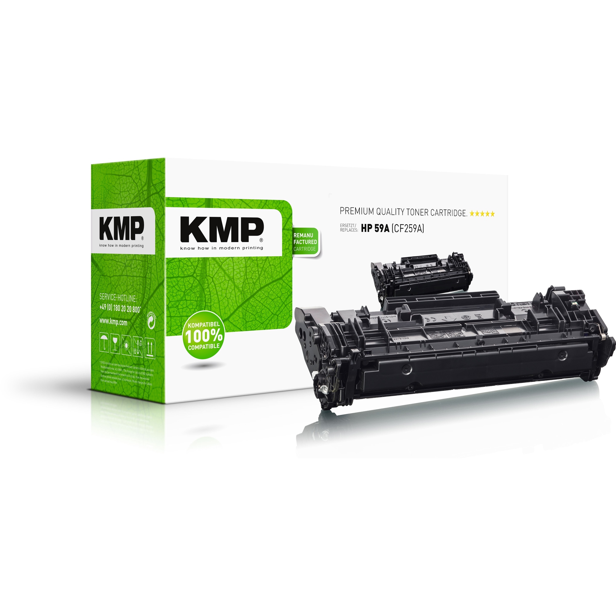 KMP Toner kein Originalzubehör Kompatibel mit: HP 59A ca. 3.000 Seiten schwarz