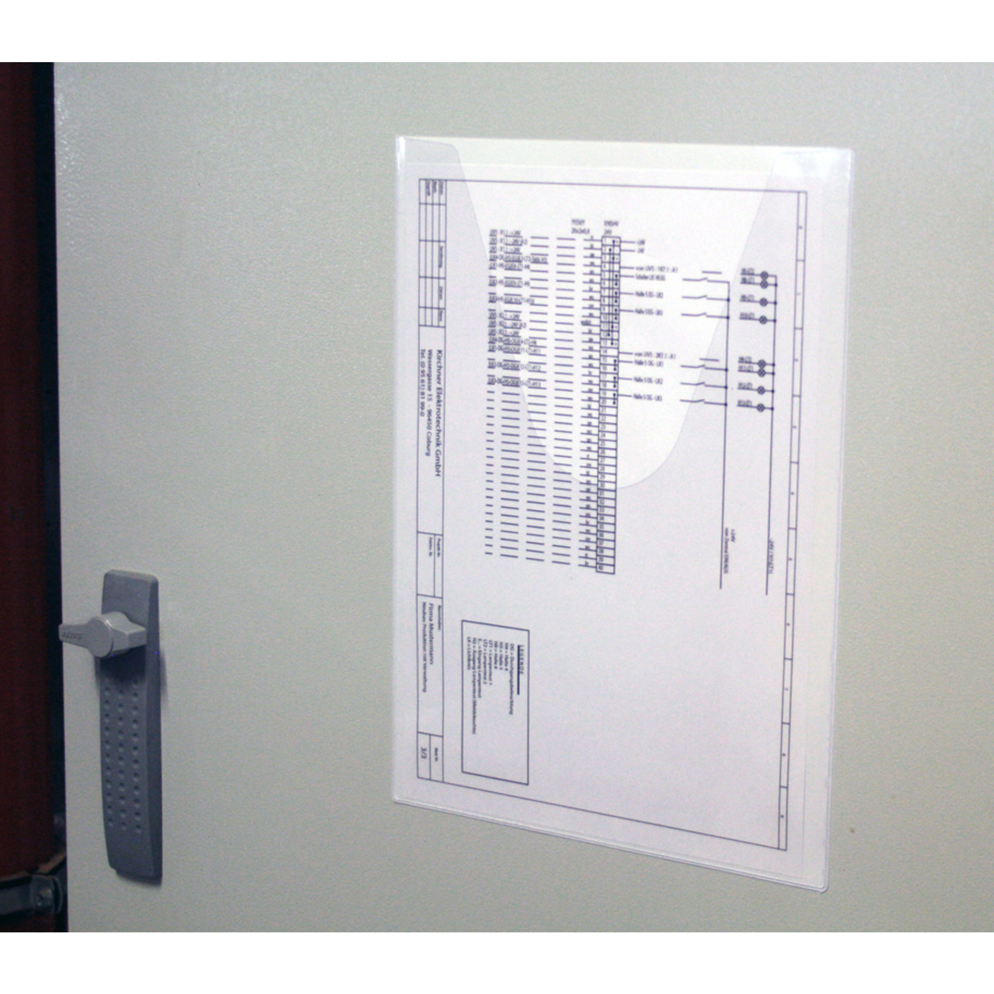 EICHNER Selbstklebetasche DIN A4 PVC transparent
