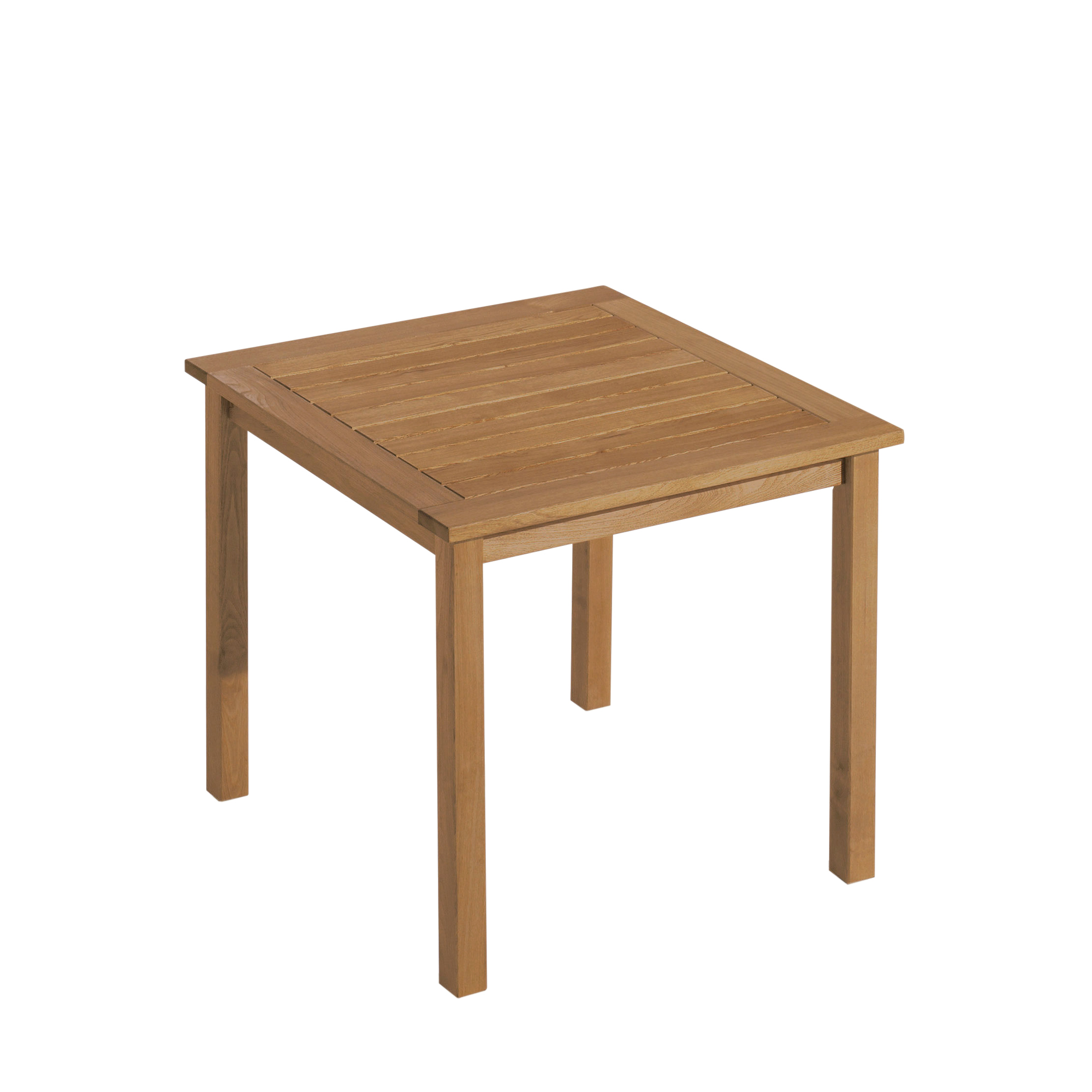 memo Gartentisch Manja 90 x 75 x 90 cm (B x H x T) wetterfest Robinie, lasiert natur