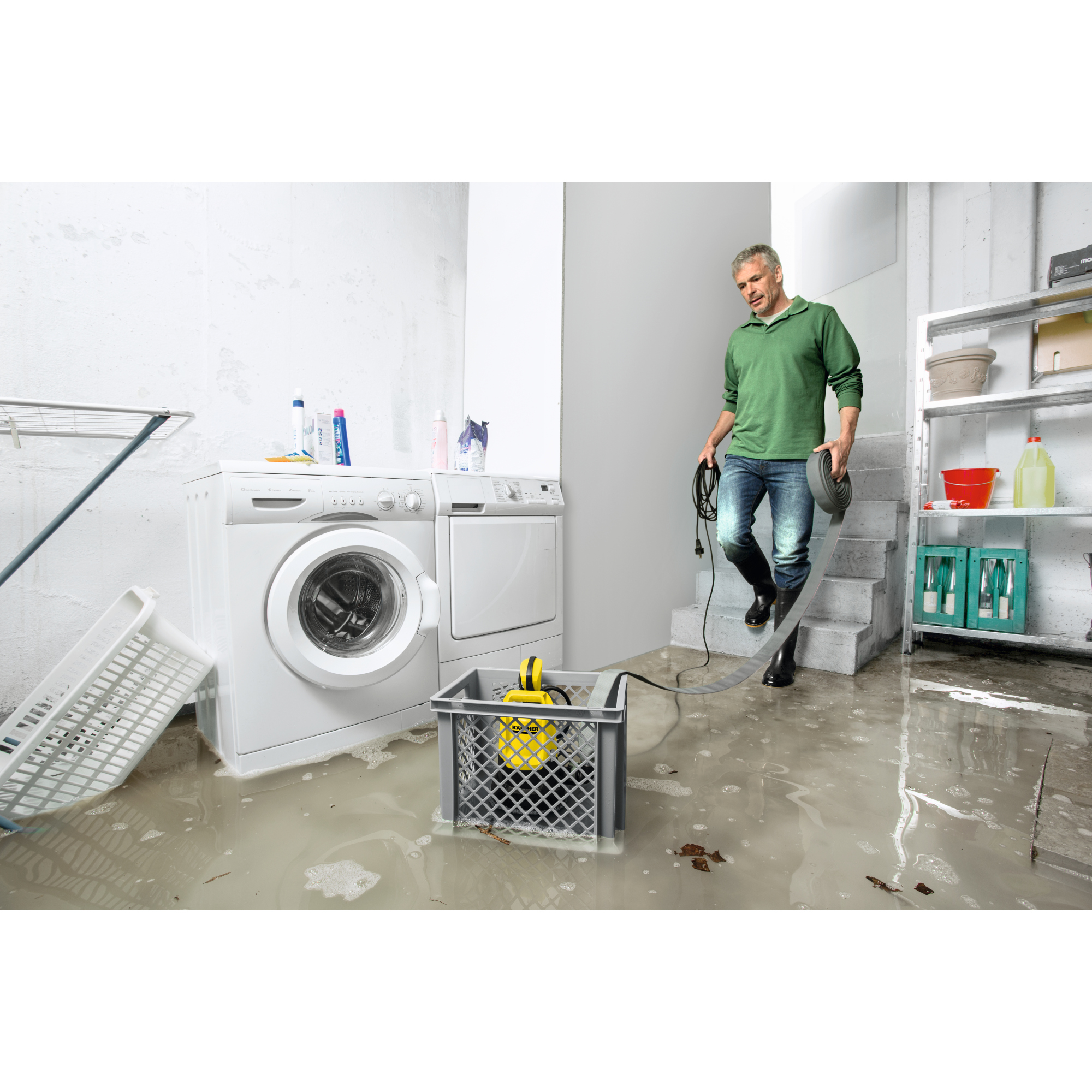 Kärcher Wasserpumpe SP 22.000 FLOOD BOX Schmutzwasser 0,8bar bis 22.000l/h Netzbetrieb