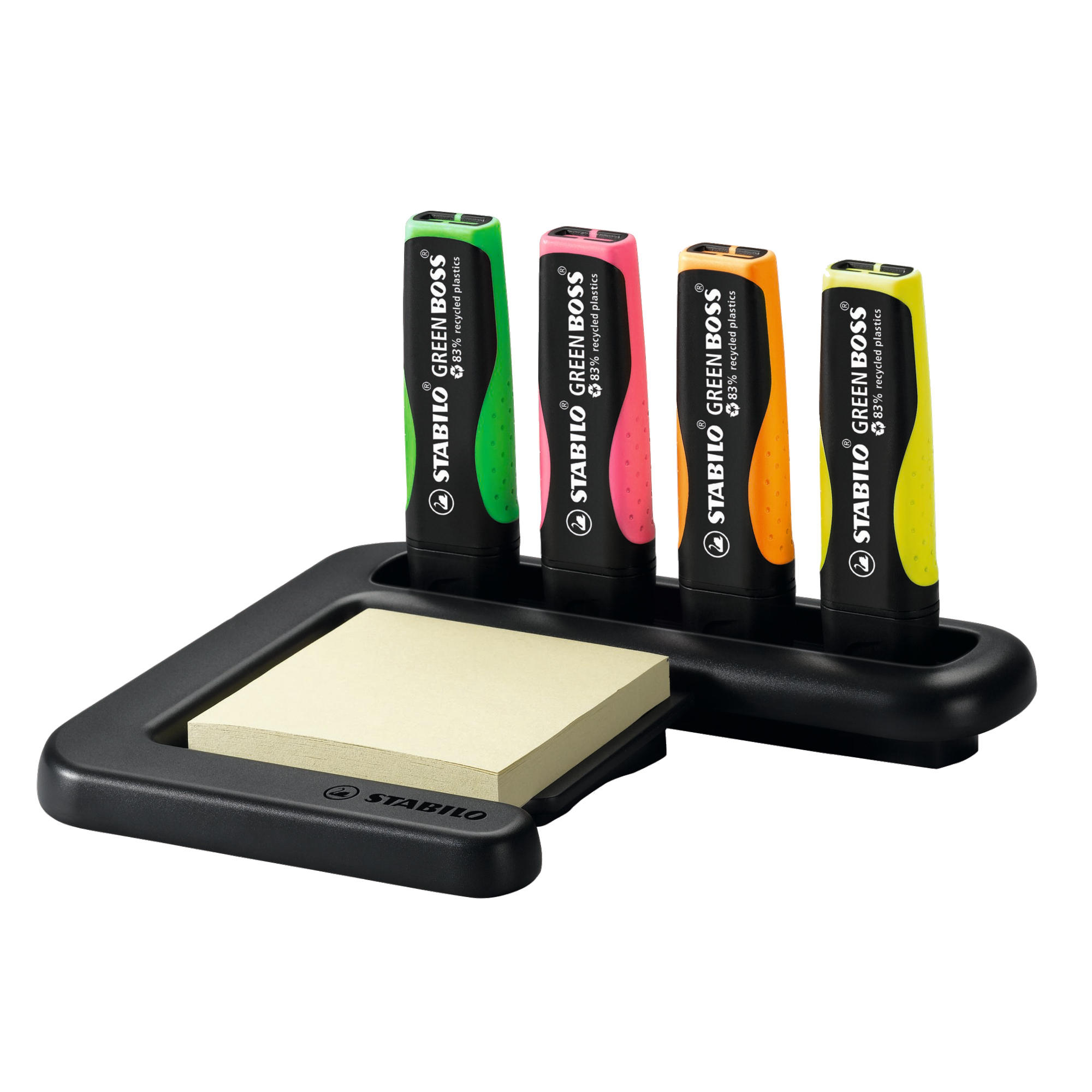 STABILO® Textmarker GREEN BOSS® 2-5mm farbig sortiert Keilspitze