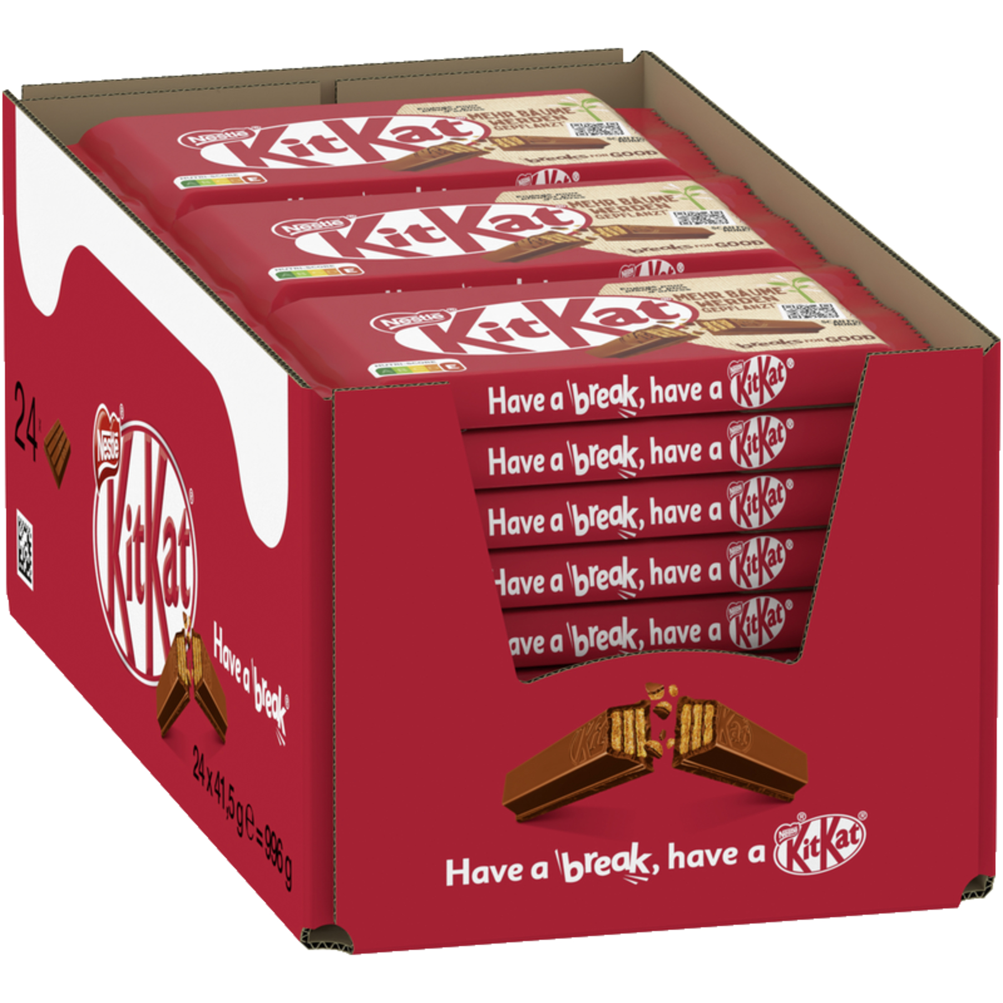 KitKat® Schokoriegel 24 x 41,5 g/Pack.