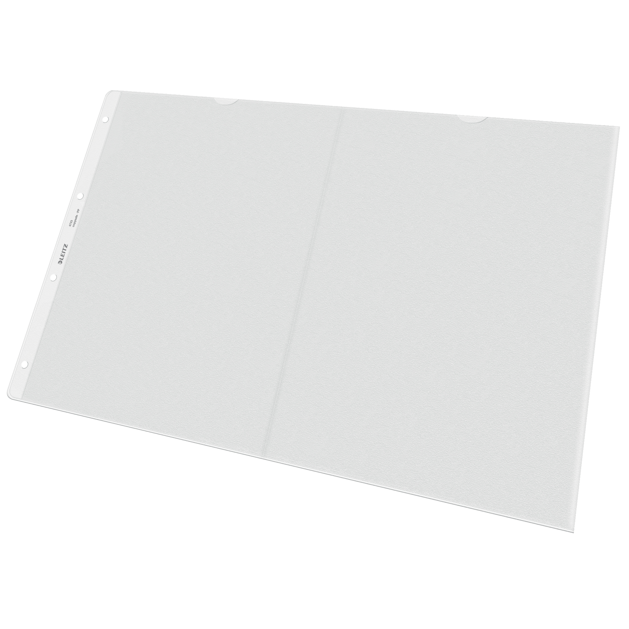 Leitz Prospekthülle DIN A3 quer 130µm oben offen Polypropylen, 30 % recycelt farblos 50 St./Pack.