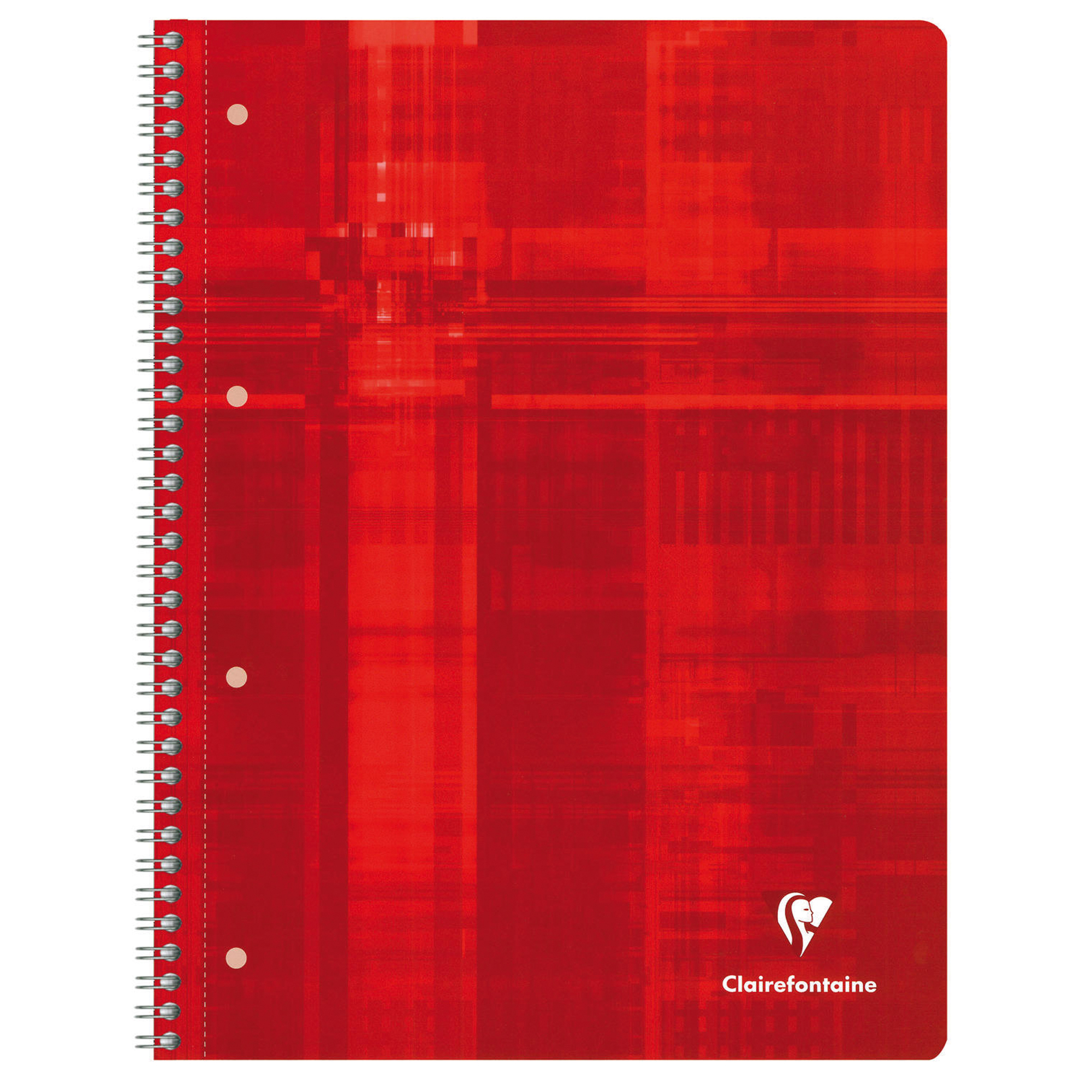 Clairefontaine Collegeblock DIN A4 kariert mit Rand innen/außen 90g/m² farbig sortiert (freie Farbauswahl nicht möglich) 80 Bl.