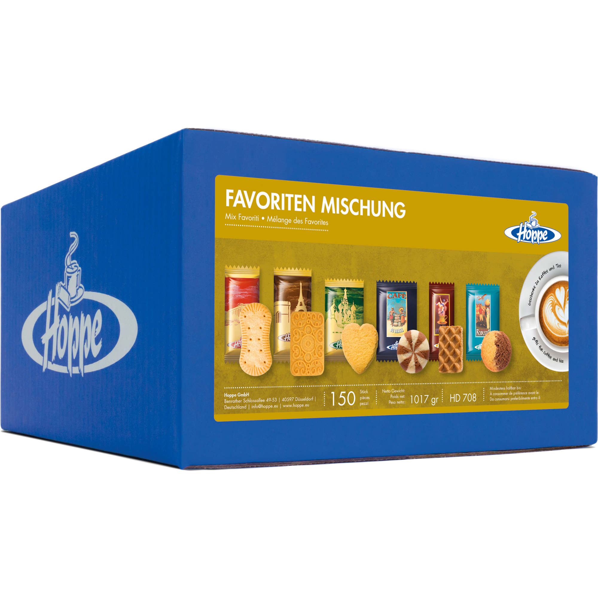 Hoppe Gebäckmischung Favoritenmischung 150 x 7 g/Pack.