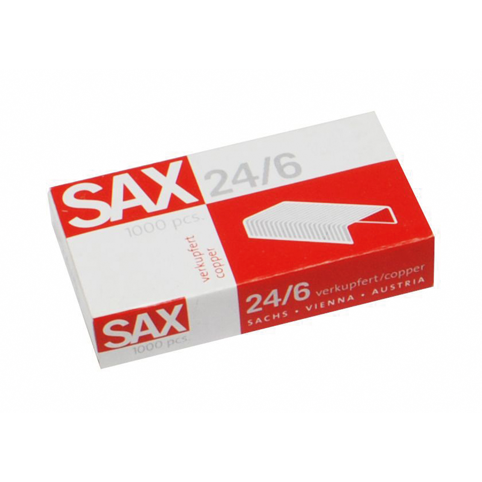 Sax Heftklammer 24/6 1.000 St./Pack.