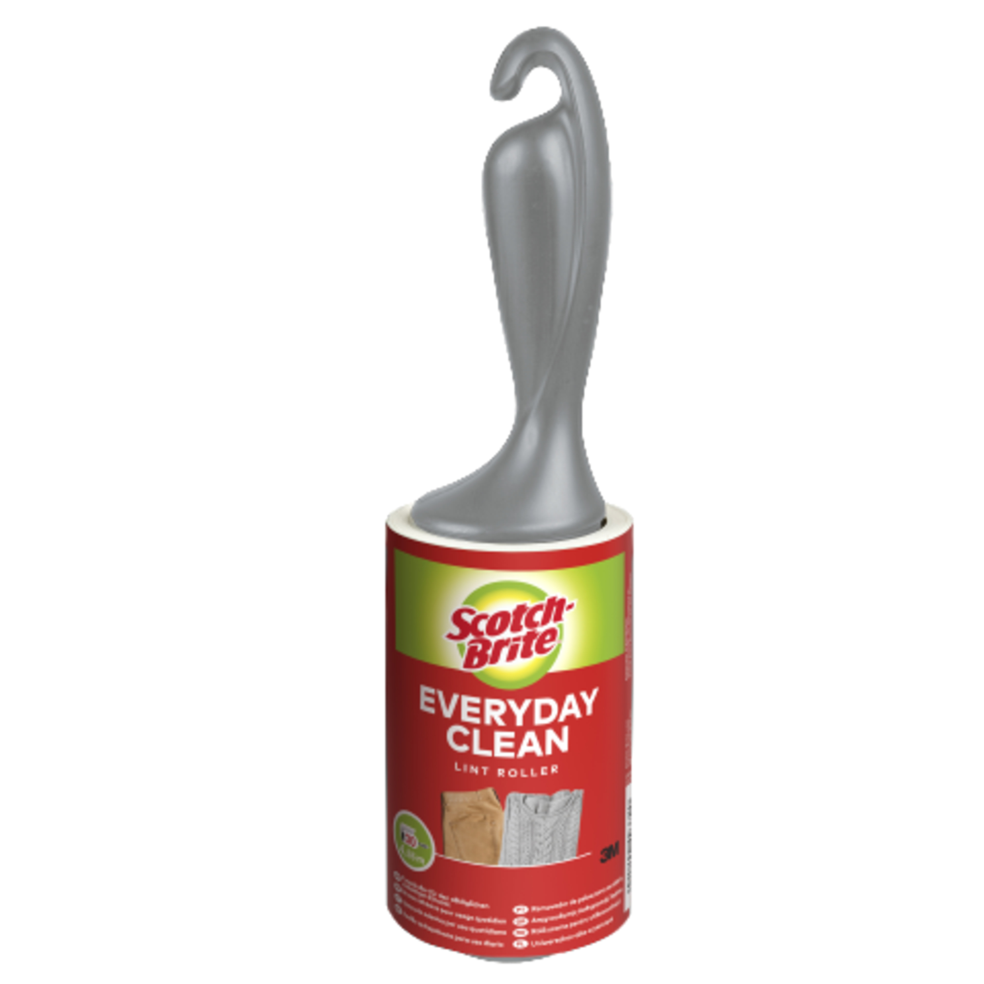 Scotch-Brite(TM) Fusselroller Everyday Clean Kunststoff silber