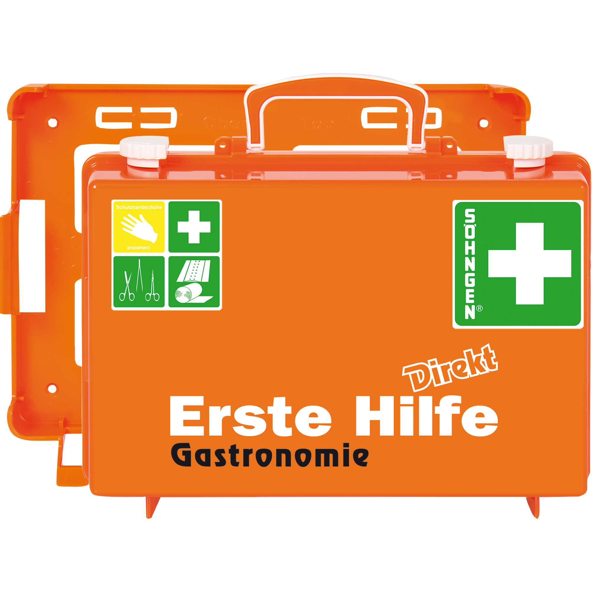 SÖHNGEN® Erste Hilfe Koffer DIREKT ca. 31 x 21 x 13 cm (B x H x T) DIN 13157 orange