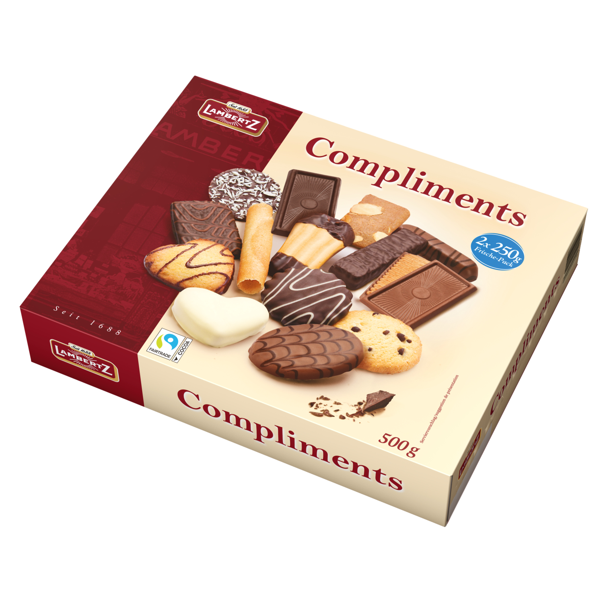 Lambertz Gebäckmischung Compliments Karton 2 x 250 g/Pack.