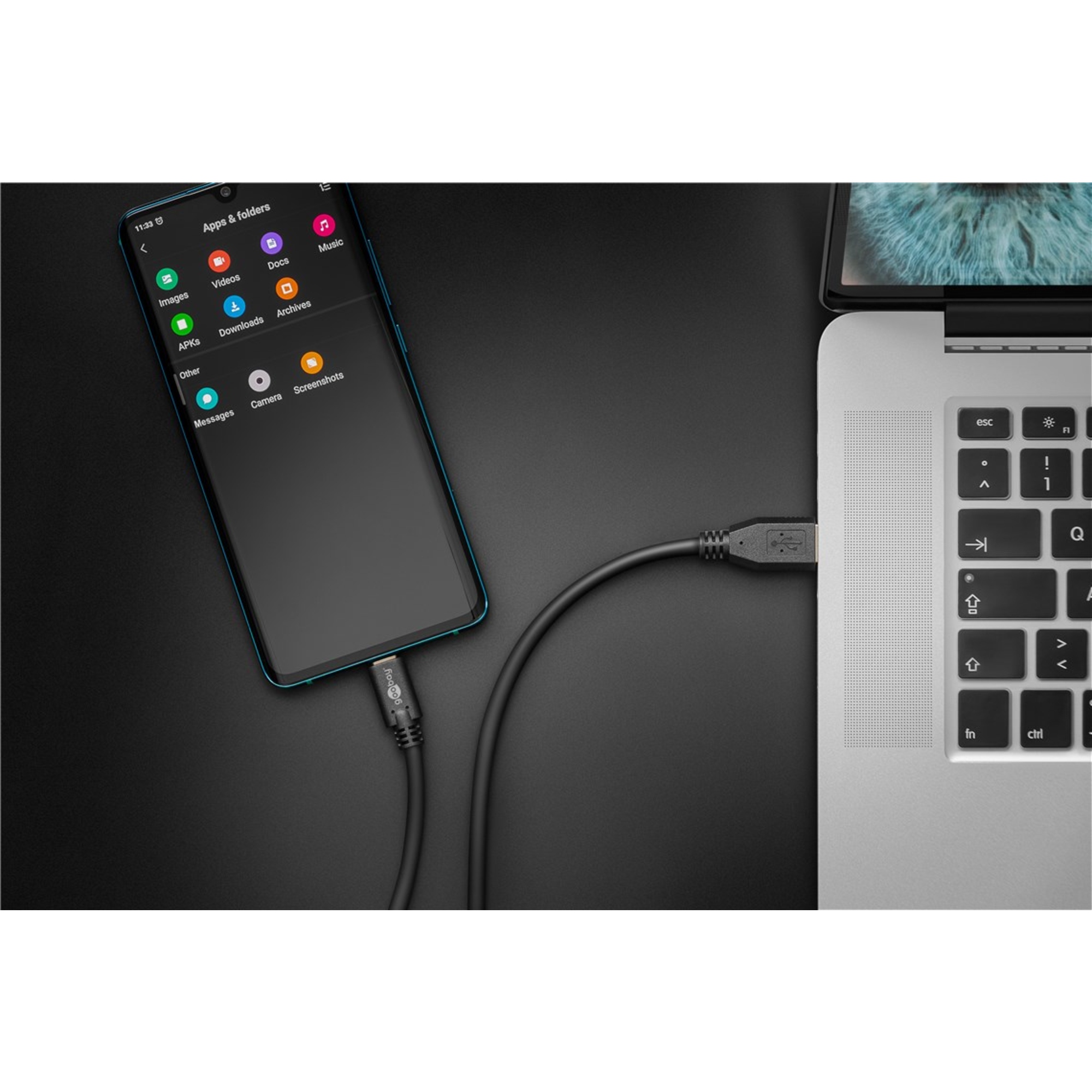 Goobay® USB-Kabel SuperSpeed 2m schwarz