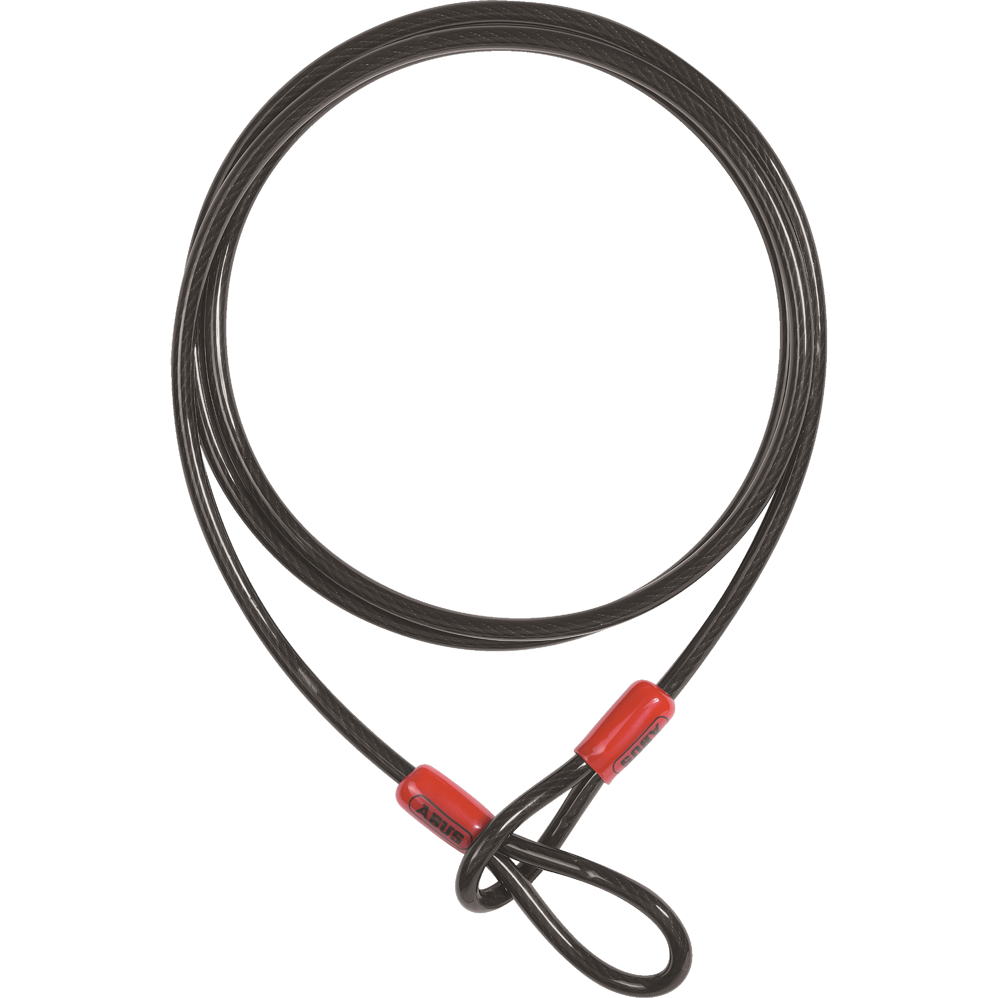 ABUS Diebstahlschutz UV Cable 0203 CL UCA 500/10/BK Schlaufenkabel 2.000mm 10mm Stahl/Kunststoff ummantelt schwarz