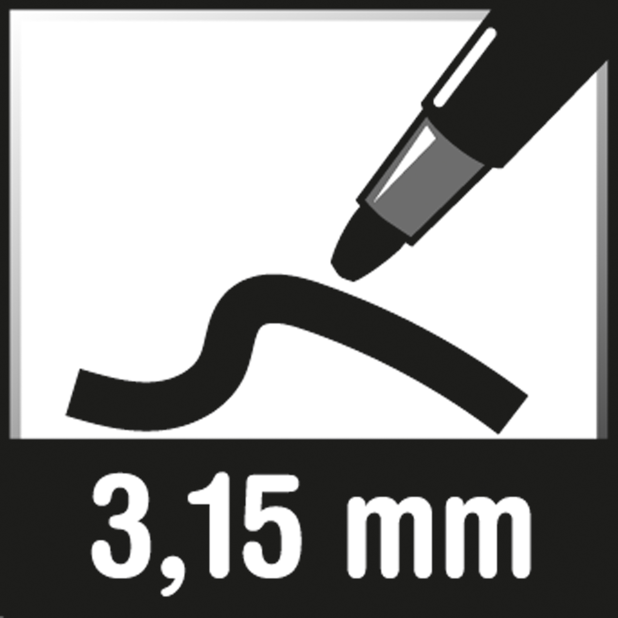 STABILO® Druckbleistift EASYergo 3.15 3,15mm HB inkl. Spitzer hellblau/dunkelblau