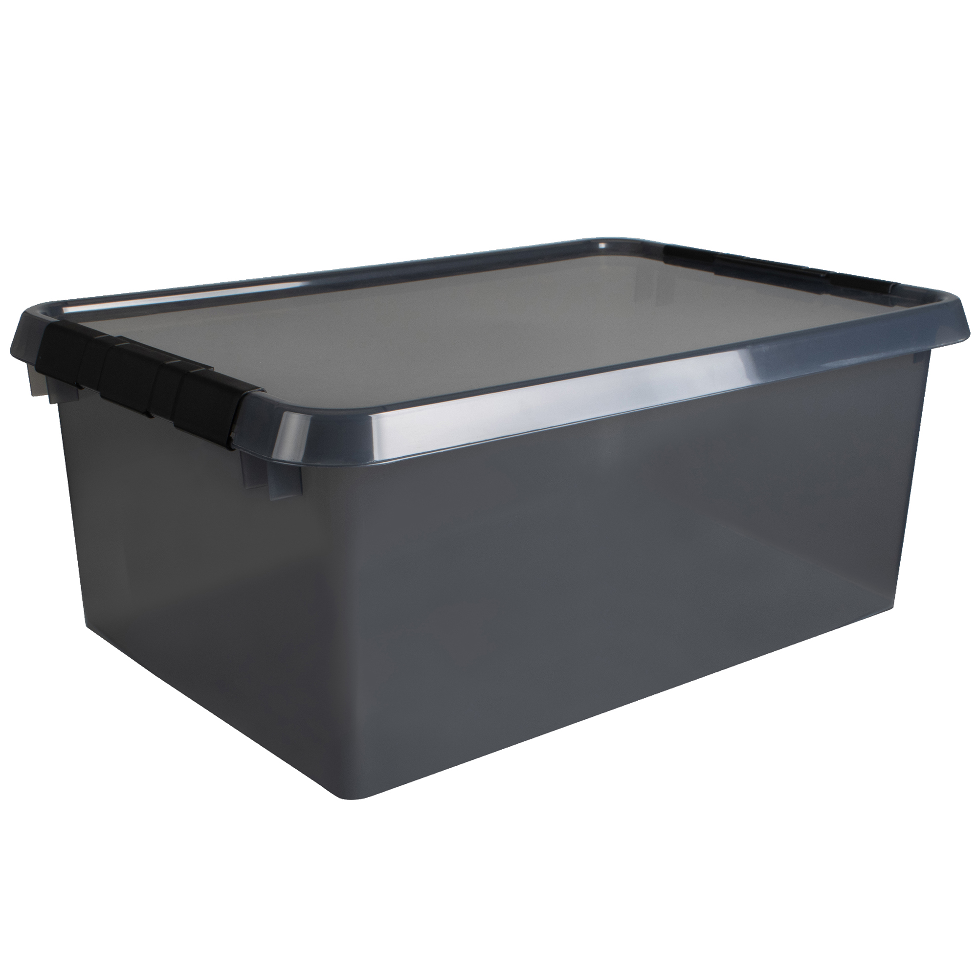 Sunware Aufbewahrungsbox the comfort-line 40 x 26 x 60 cm (B x H x T) 45l Kunststoff, 80 % recycelt grau transparent