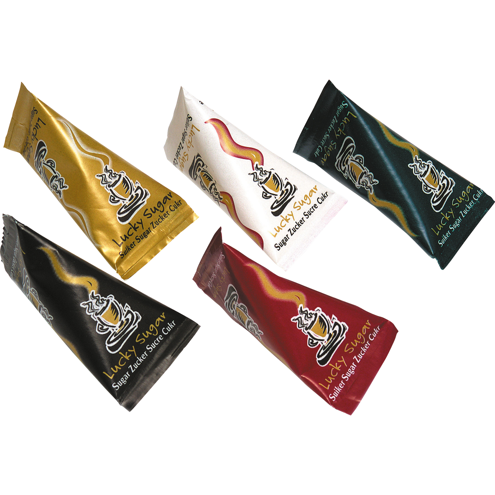 Hellma Zucker Lucky Sugar Hot Cup Stick 500 x 4,5 g/Pack.