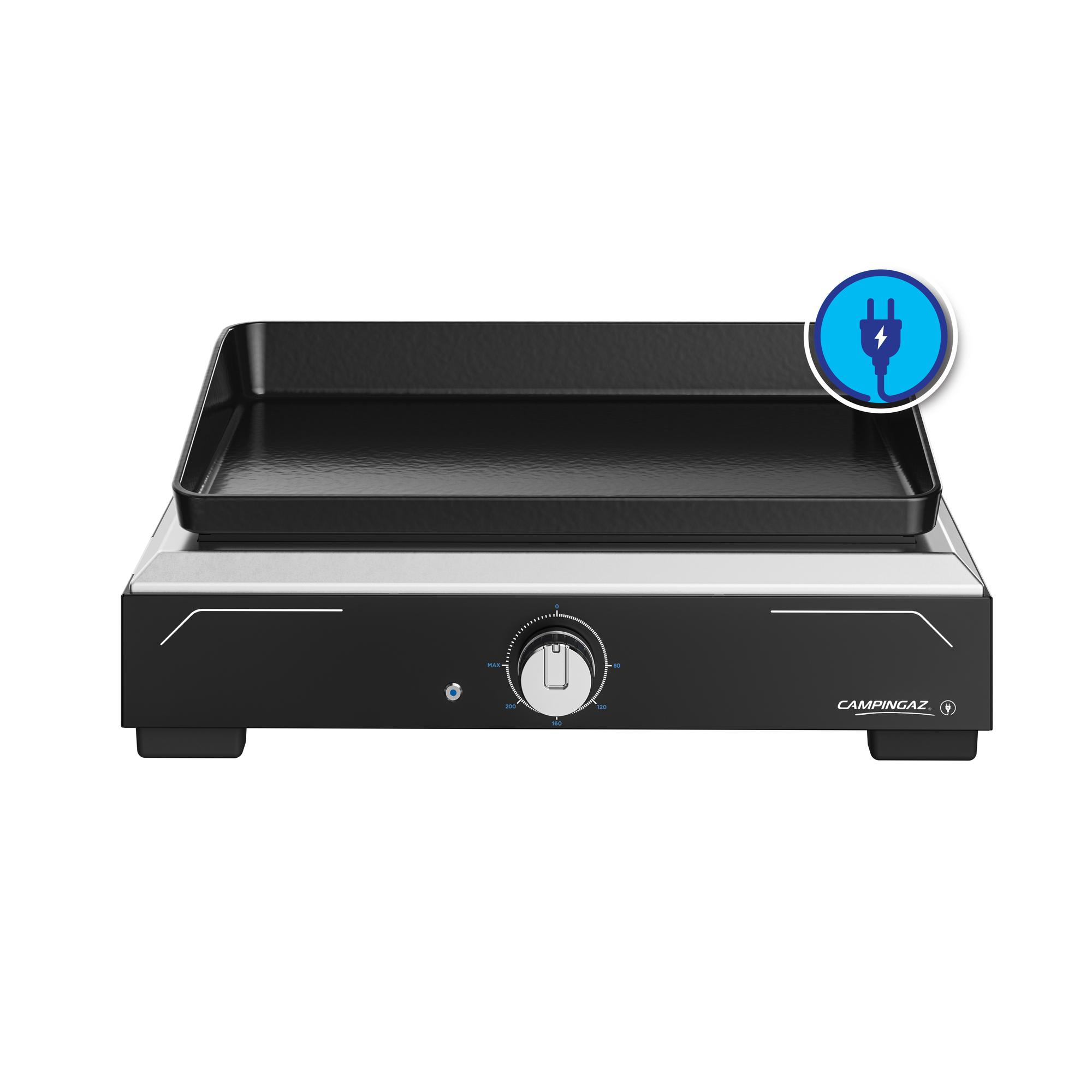 CAMPINGAZ Elektrogrill Plancha Electric 1 XD 51,4 x 18,4 x 38,3 cm (B x H x T) 2.100W inkl. Abdeckhaube