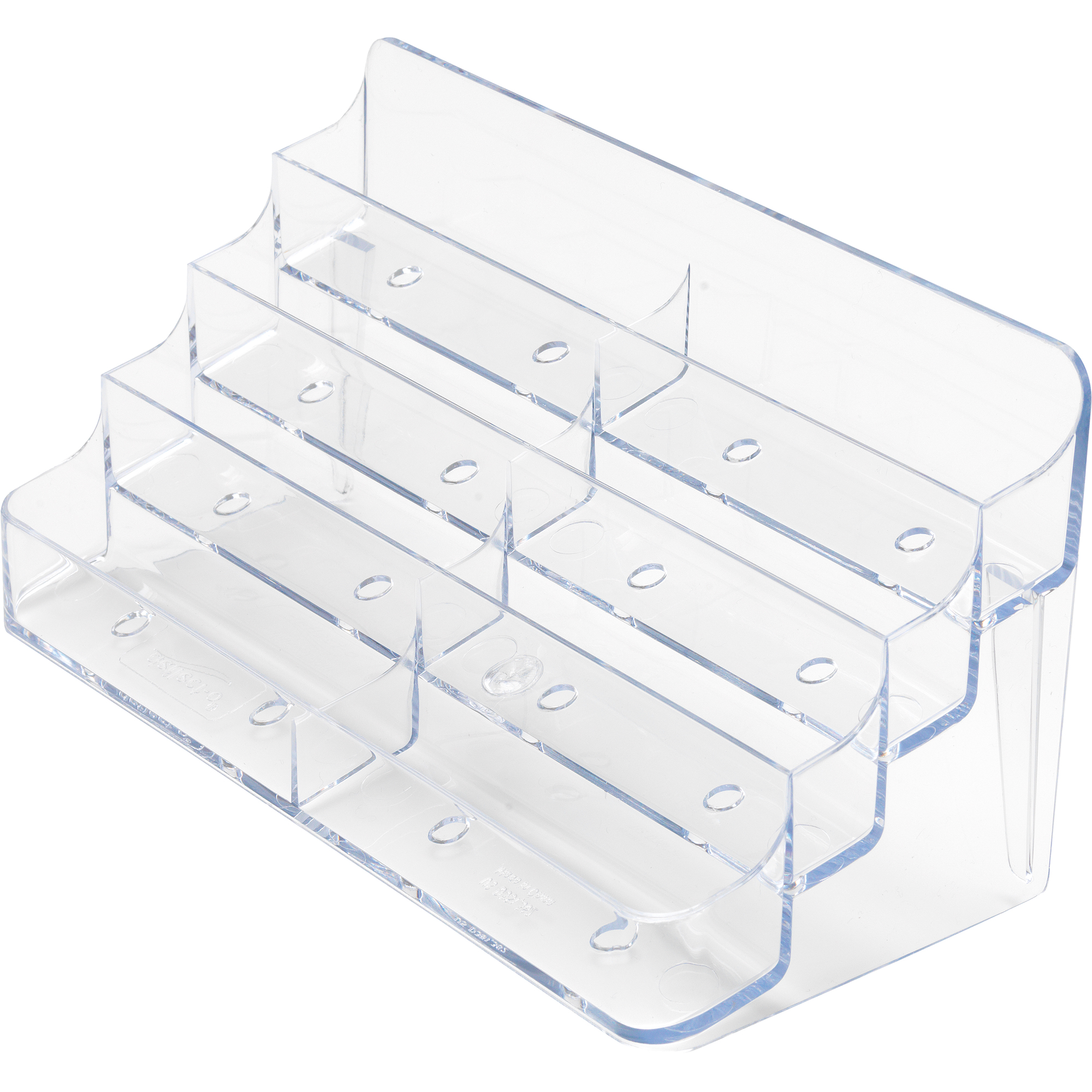 Deflecto® Visitenkartenständer nicht gefüllt 400 Karten Polystyrol transparent