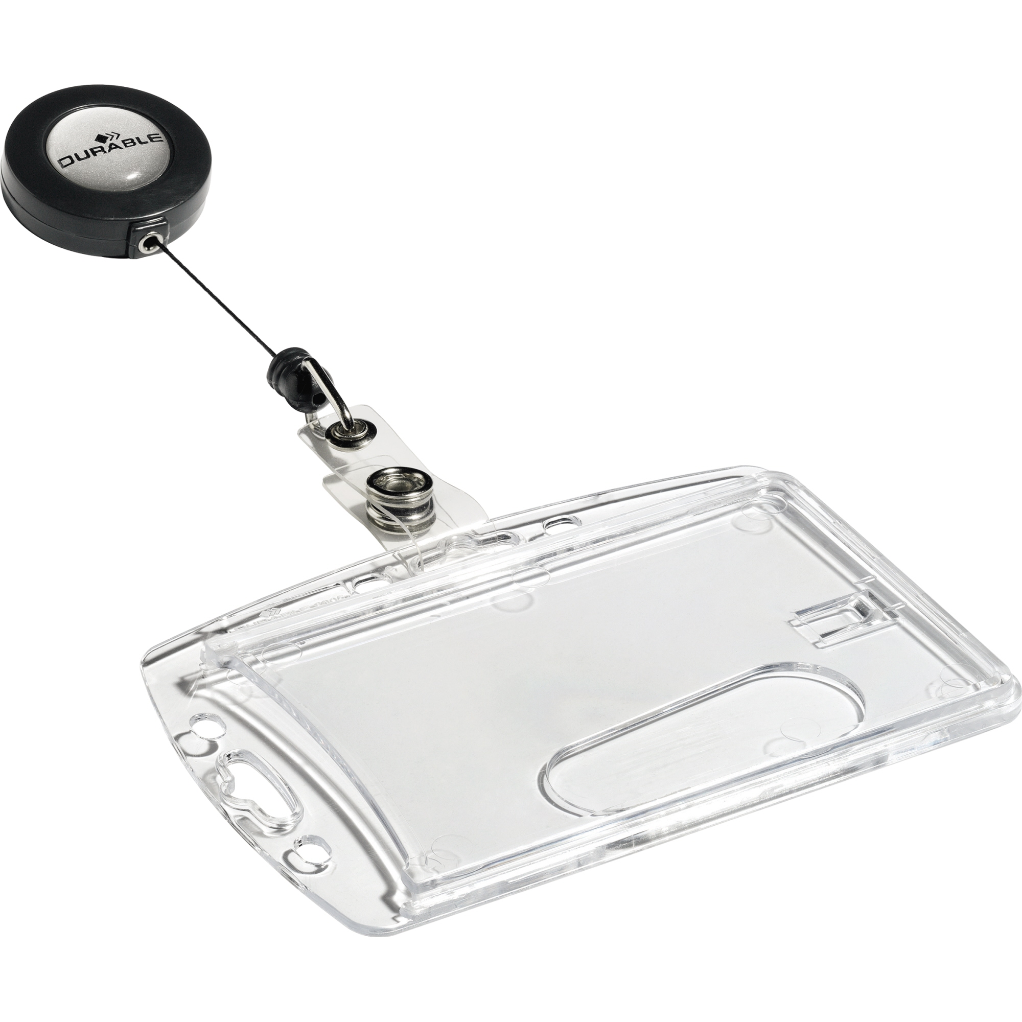 DURABLE Ausweishalter 87 x 54 mm (B x H) Polystyrol transparent 10 St./Pack.