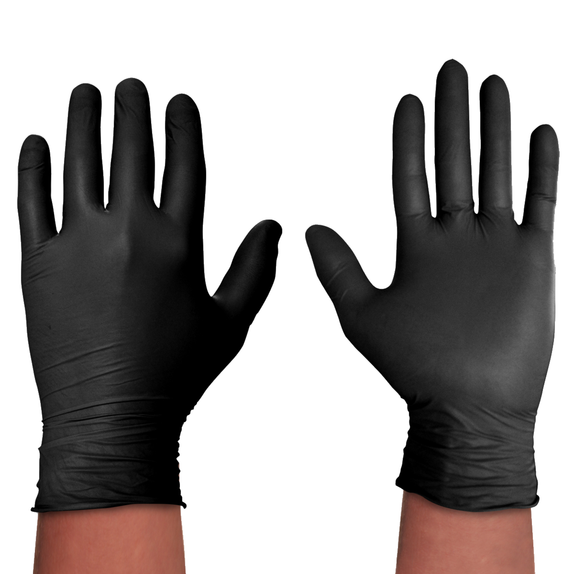 Spontex Einweghandschuhe Extra Black 8 VinylSTRAPAZIERFÄHIG schwarz 100 St./Pack.