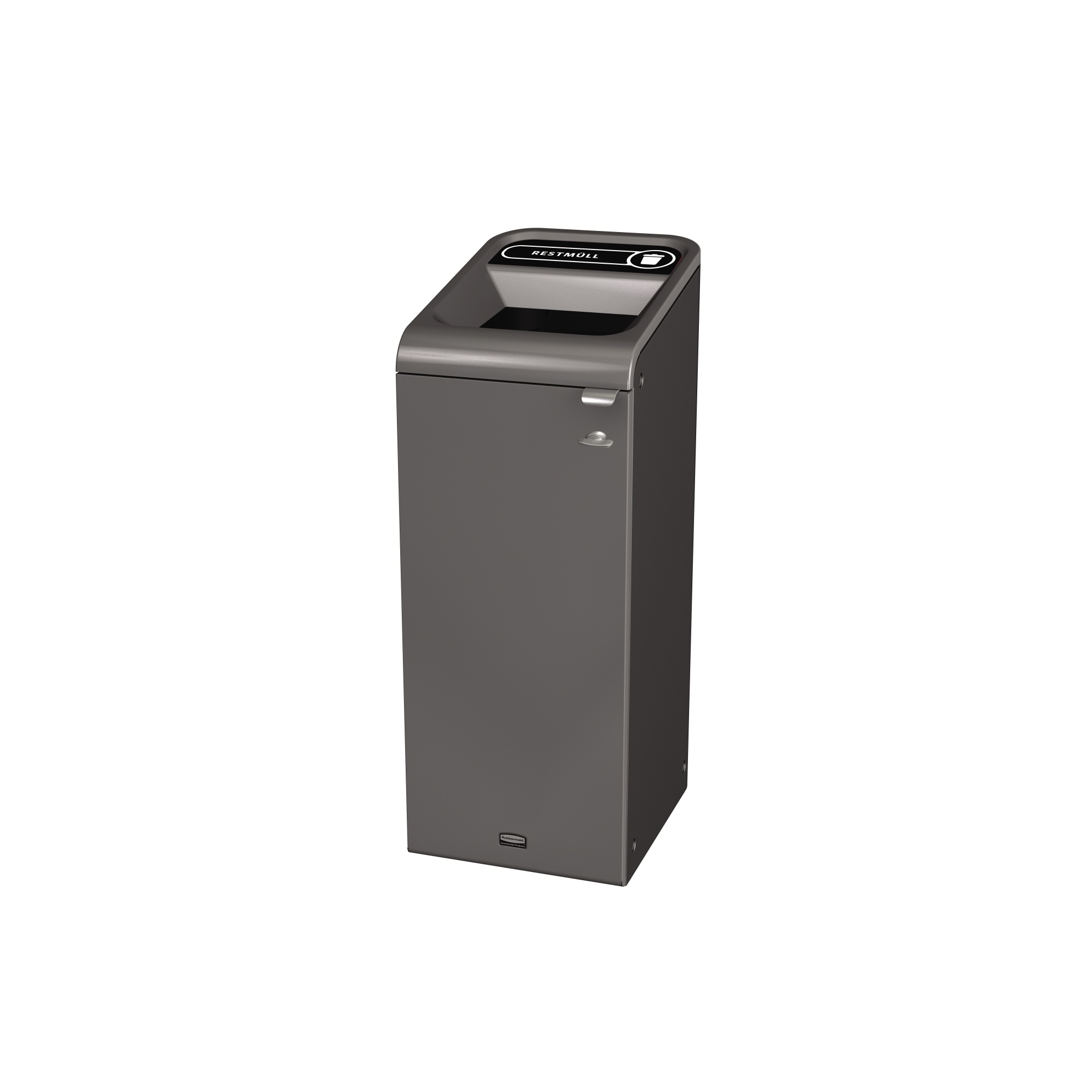 Rubbermaid Abfallsammelsystem 49,5 x 97,5 x 36,7 cm (B x H x T) 57l 1 Sortierfach Stahl, verzinkt