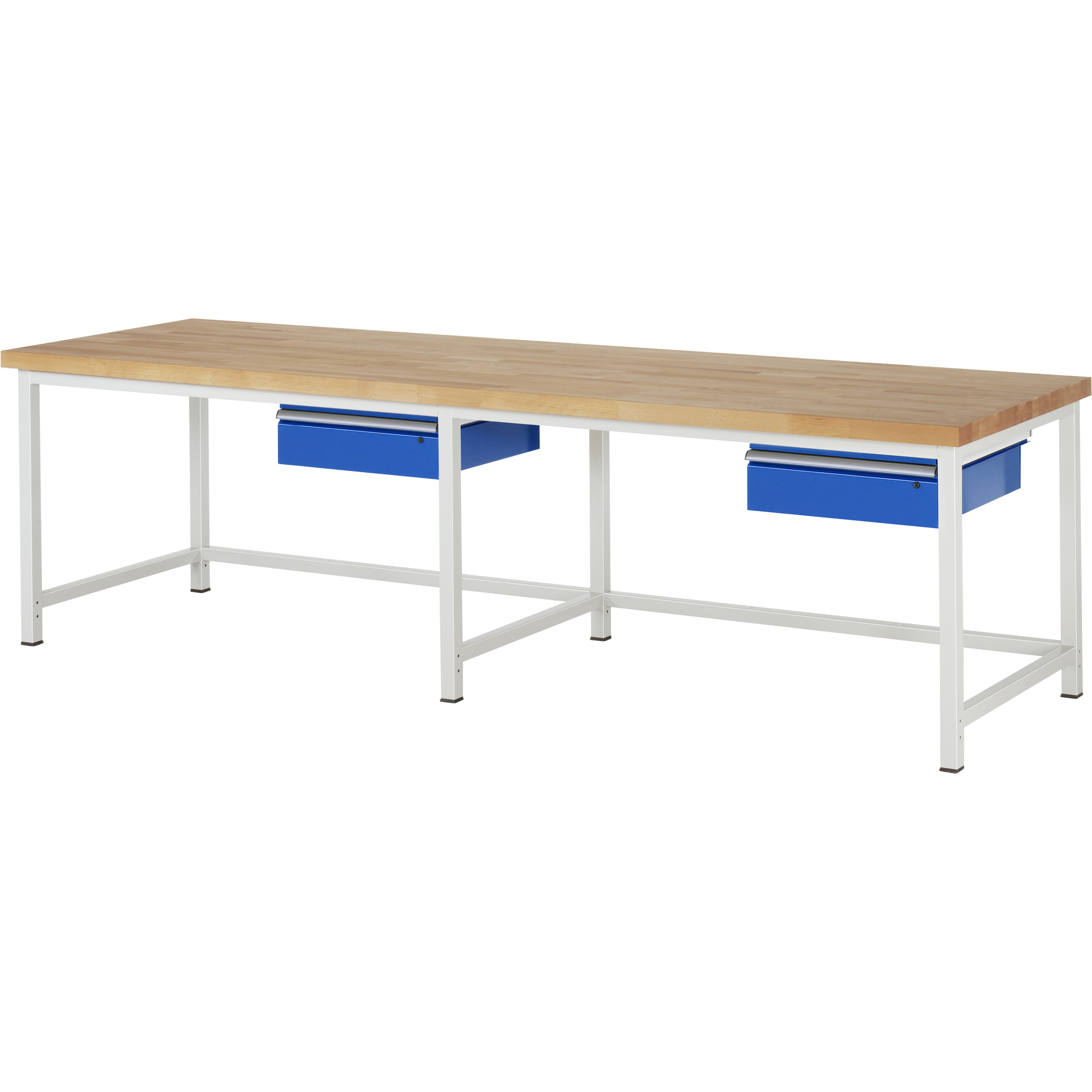 RAU Werkbank 8000 3.000 x 840-1.040 x 900 mm (B x H x T) enzianblau