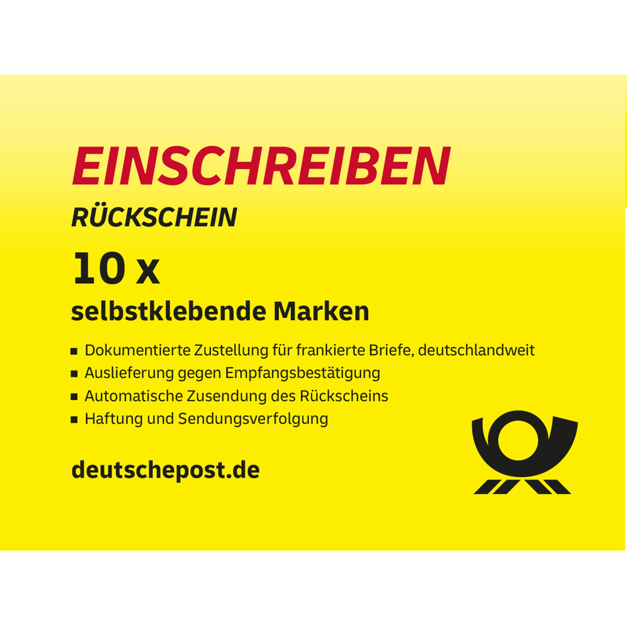 Briefmarke 4,85 Euro selbstklebend 10 St./Pack.