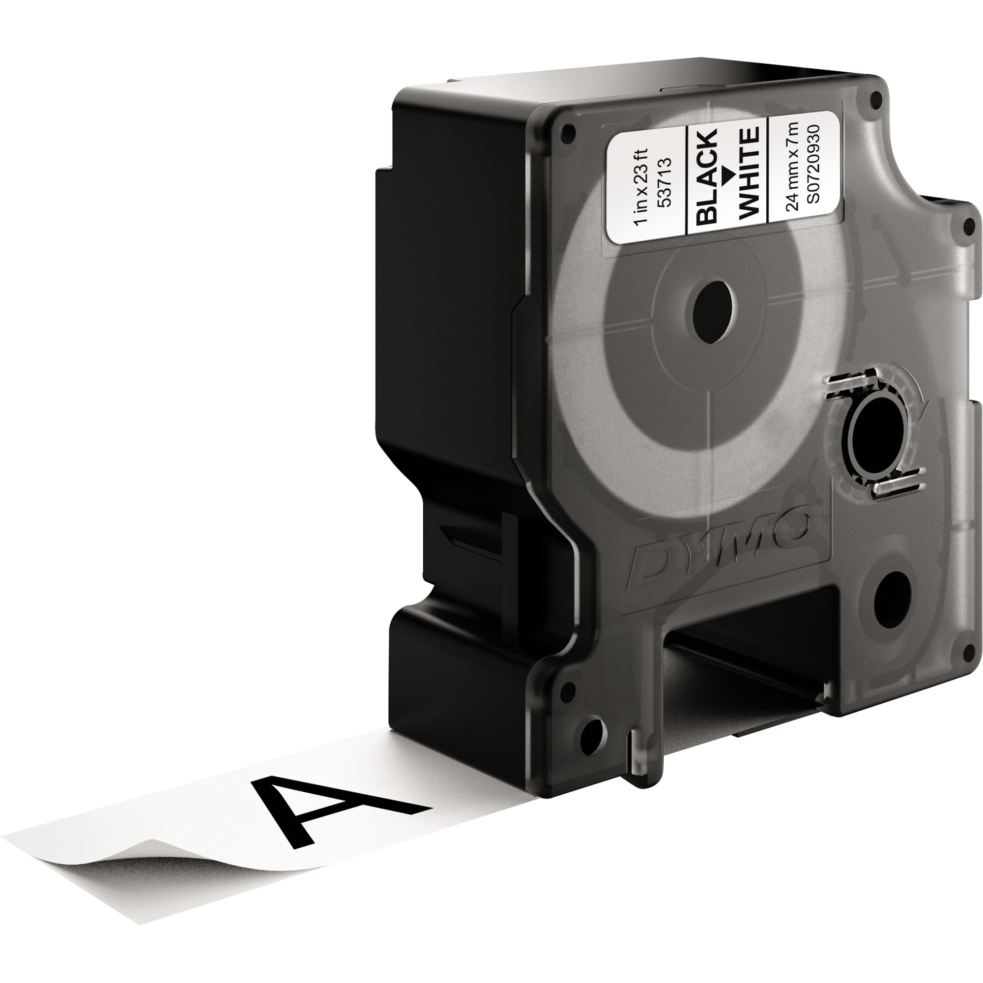 DYMO® Schriftbandkassette 24 mm x 7 m (B x L) weiß schwarz